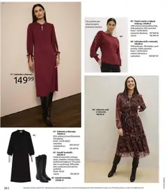 Pogląd oferty "BonPrix Katalog - Przytulny Sezon Przejściowy" - ważna od 22.09.2025 | Strona: 52 | Produkty: Kozaki, Sweter, Sukienka