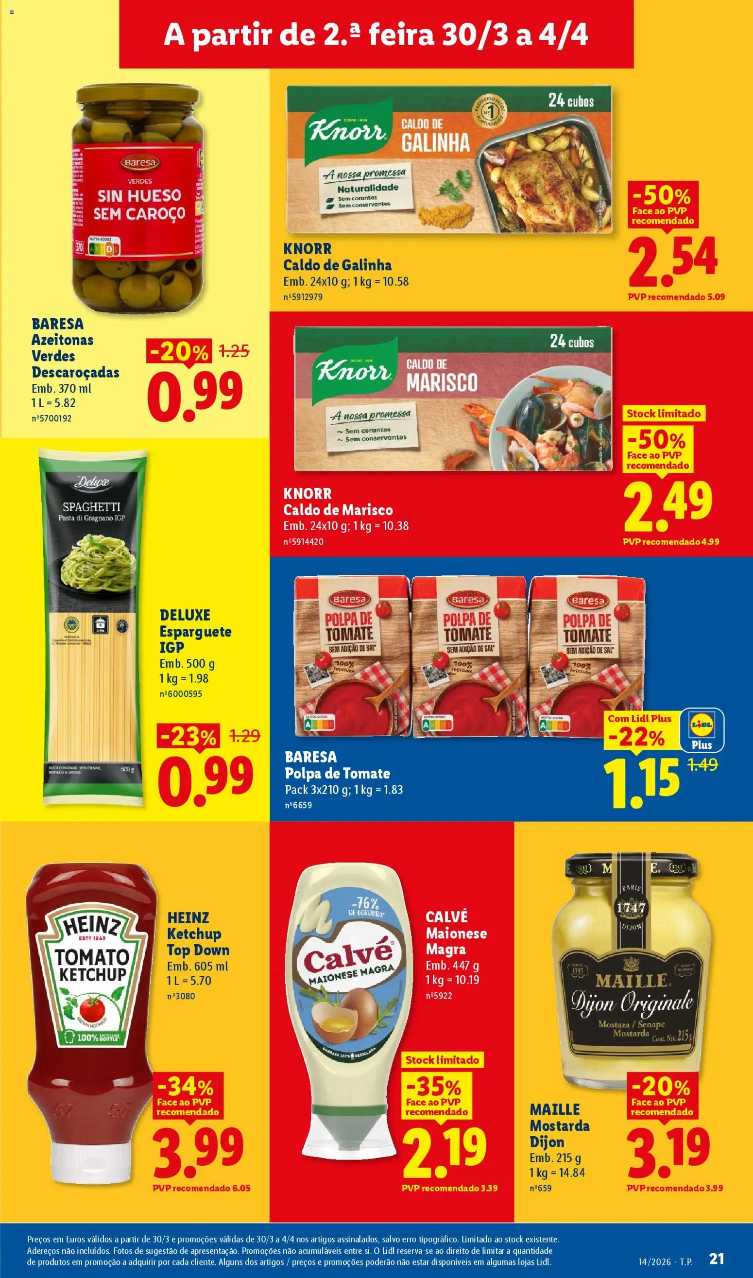 Lidl folheto | 30/03/2026 |  🎉 Como obter um desconto limitado? Poupe ainda hoje! | Portugal