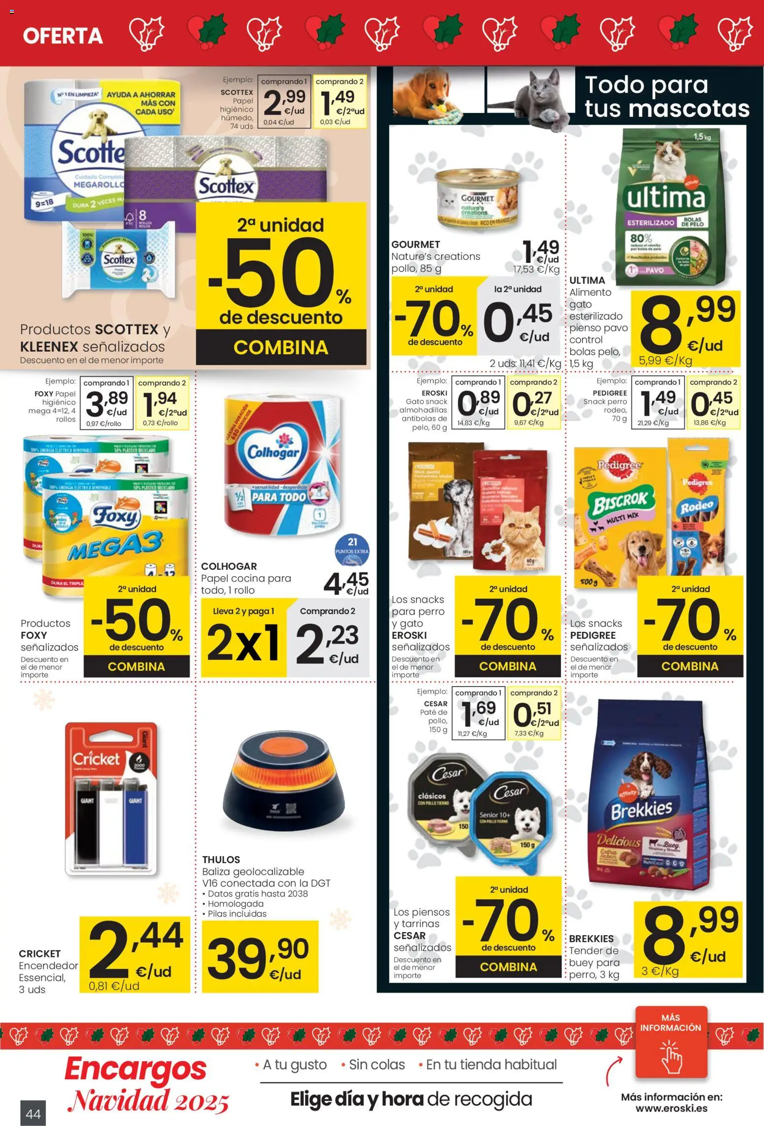 Eroski - Center │ válido desde el 18.12.2025 | Página: 44 | Productos: Paté, Cocina, Βούρτσα στεγνωτηρίου