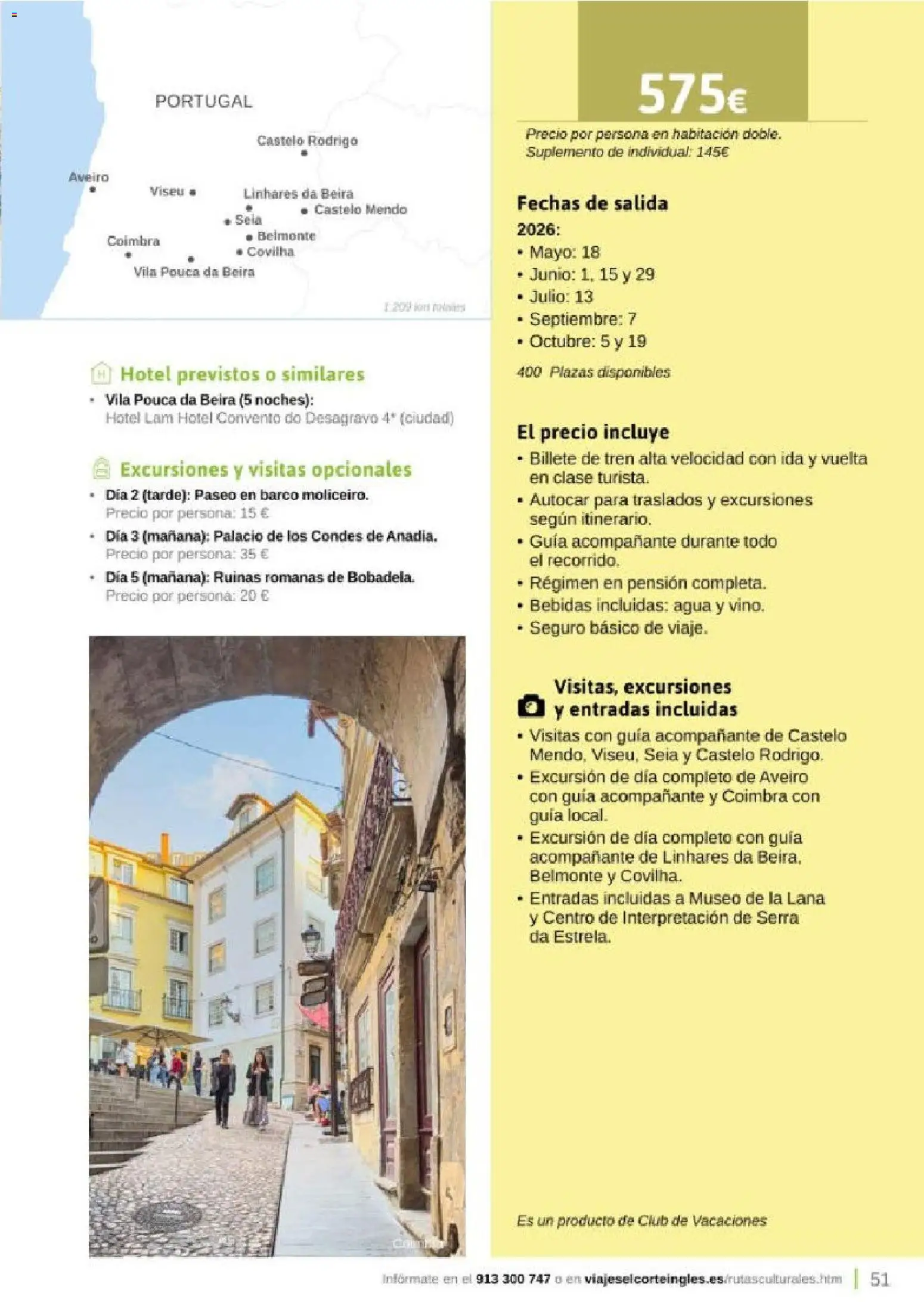Viajes El Corte Inglés Rutas Culturales de la Comunidad de Madrid │ válido desde el 01.04.2026 | Página: 51