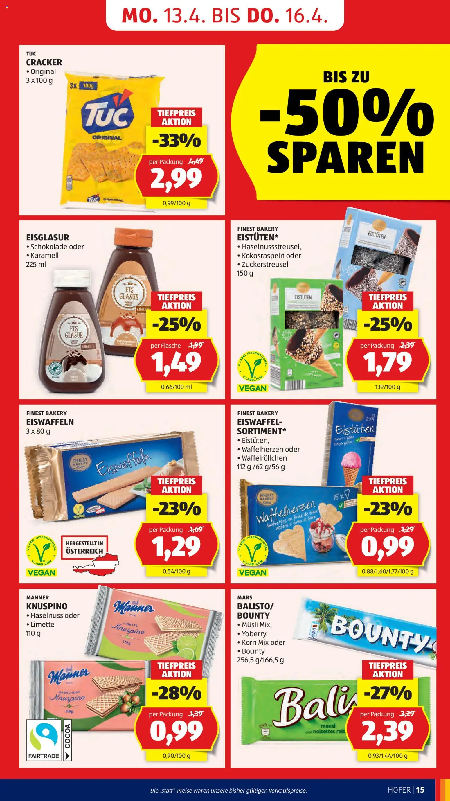 Hofer Flugblatt gültig ab 08.04.2026 | Seite: 17 | Produkte: Limette, Schokolade