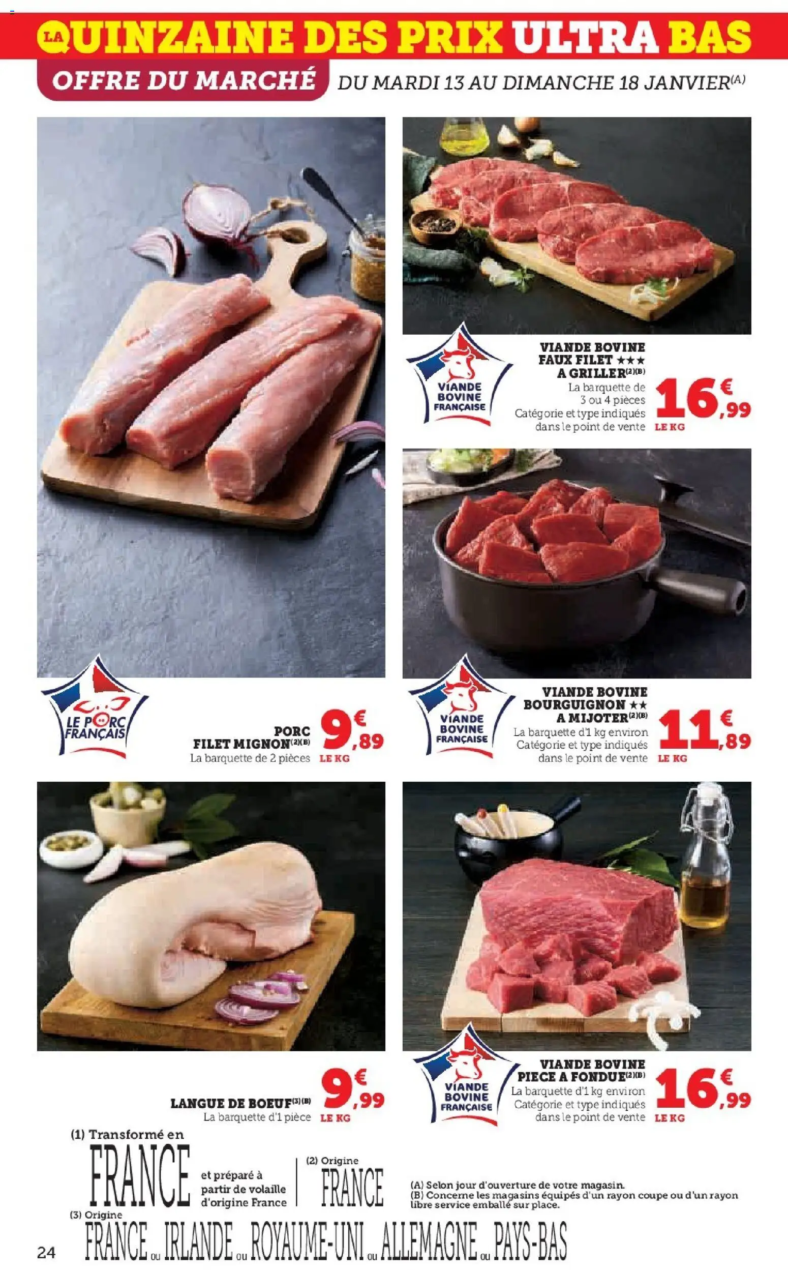 {H1} | Page: 24 | Produits: Volaille, Viande, Porc, Viande bovine