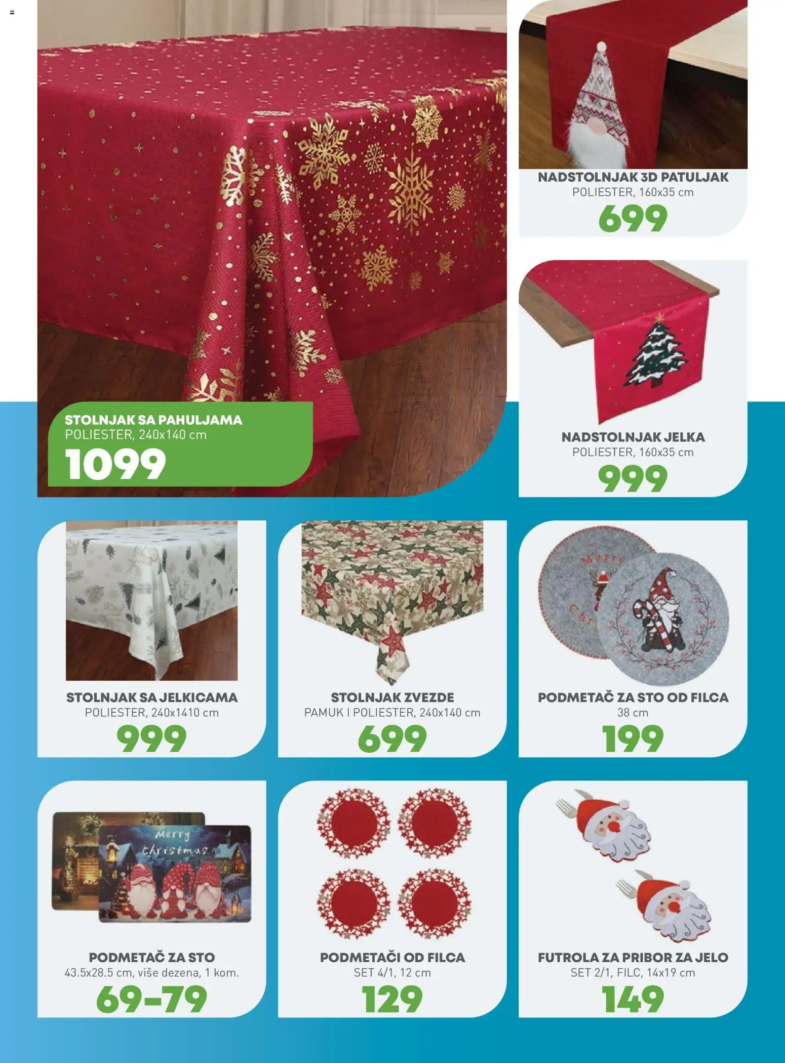 JUMBO katalog - važi od 17.11.2025 | Strana: 28 | Proizvode: Sto, Stolnjak, Futrola
