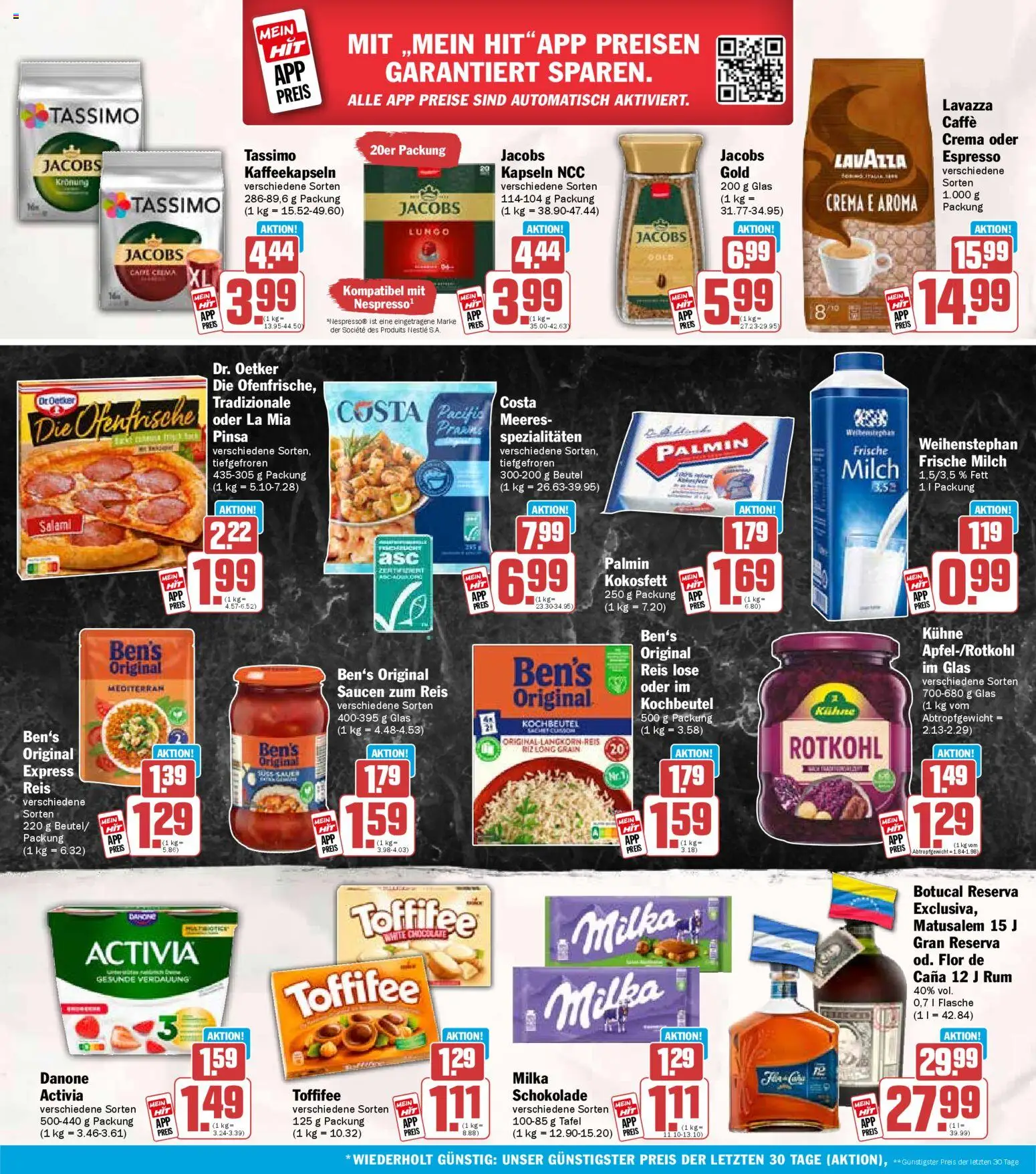 HIT - Berlin – gültig ab 17.11.2025 | Seite: 18 | Produkte: Rum, Milka, Ofenfrische, Tassimo