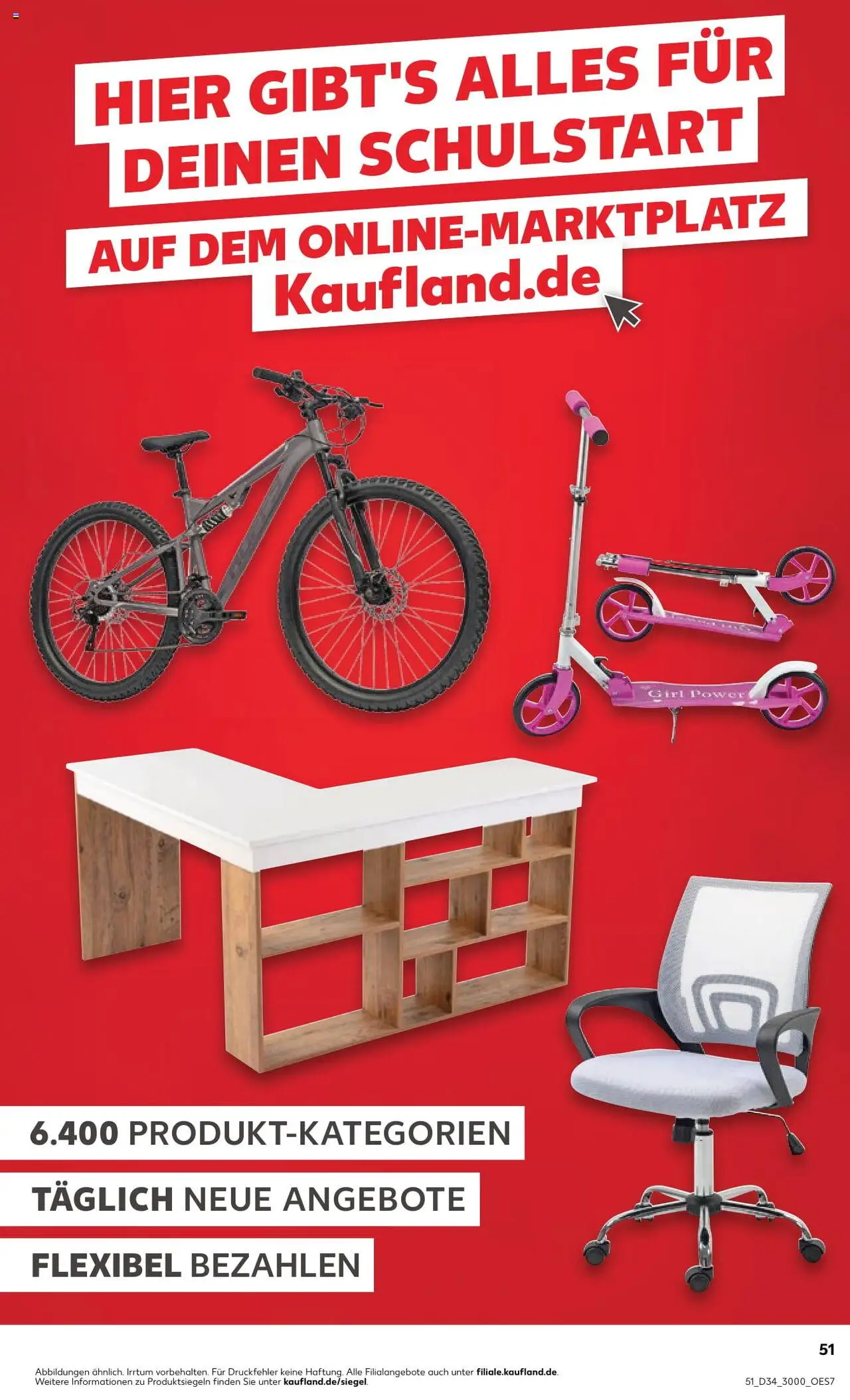Kaufland Prospekt 	 - gültig ab dem 21.08.2025 | Seite: 51 | Produkte: Mountainbike, Scooter