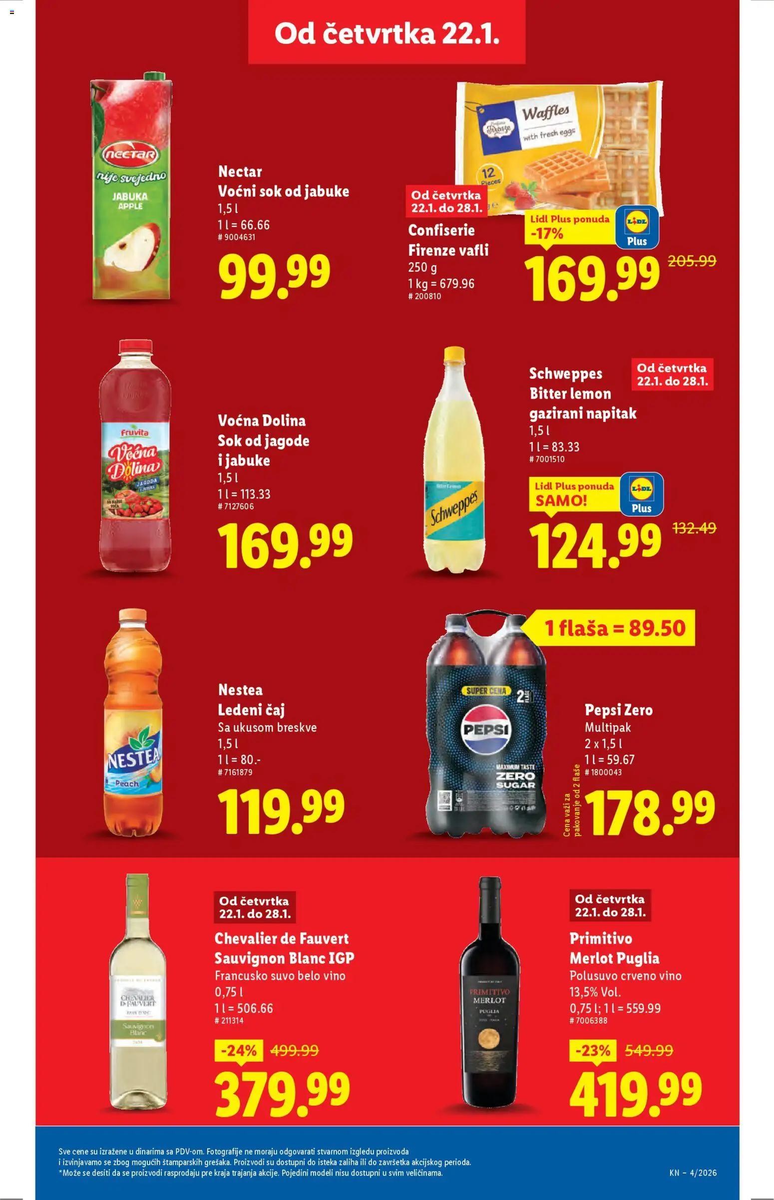 Lidl katalog - važi od 22.01.2026 | Strana: 25 | Proizvode: Jagode, Pakovanje, Čaj, Pepsi