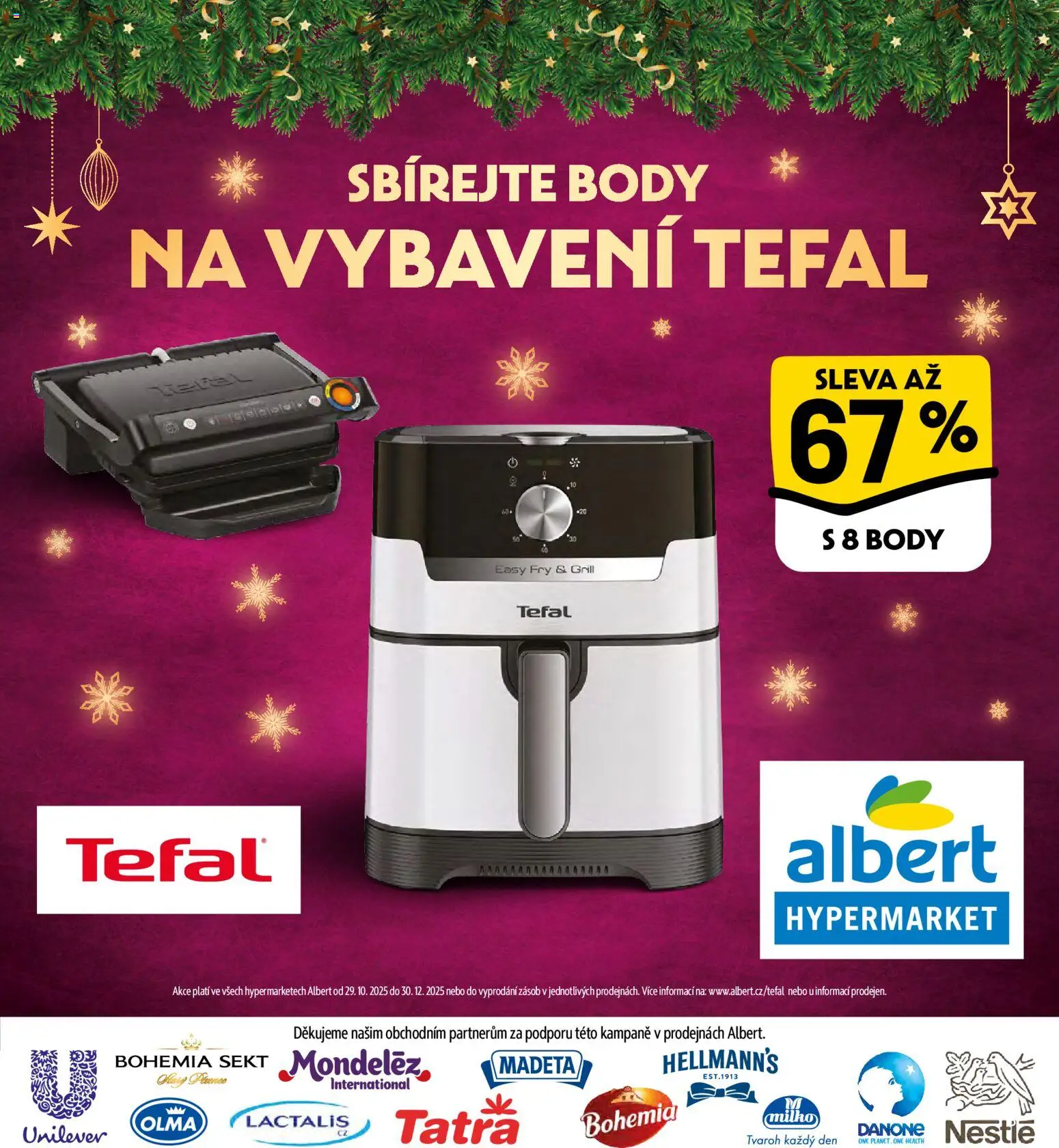 Albert magazín od 01.12.2025 | Strana: 2 | Produkty: Tvaroh, Sekt, Hellmann's, Tefal