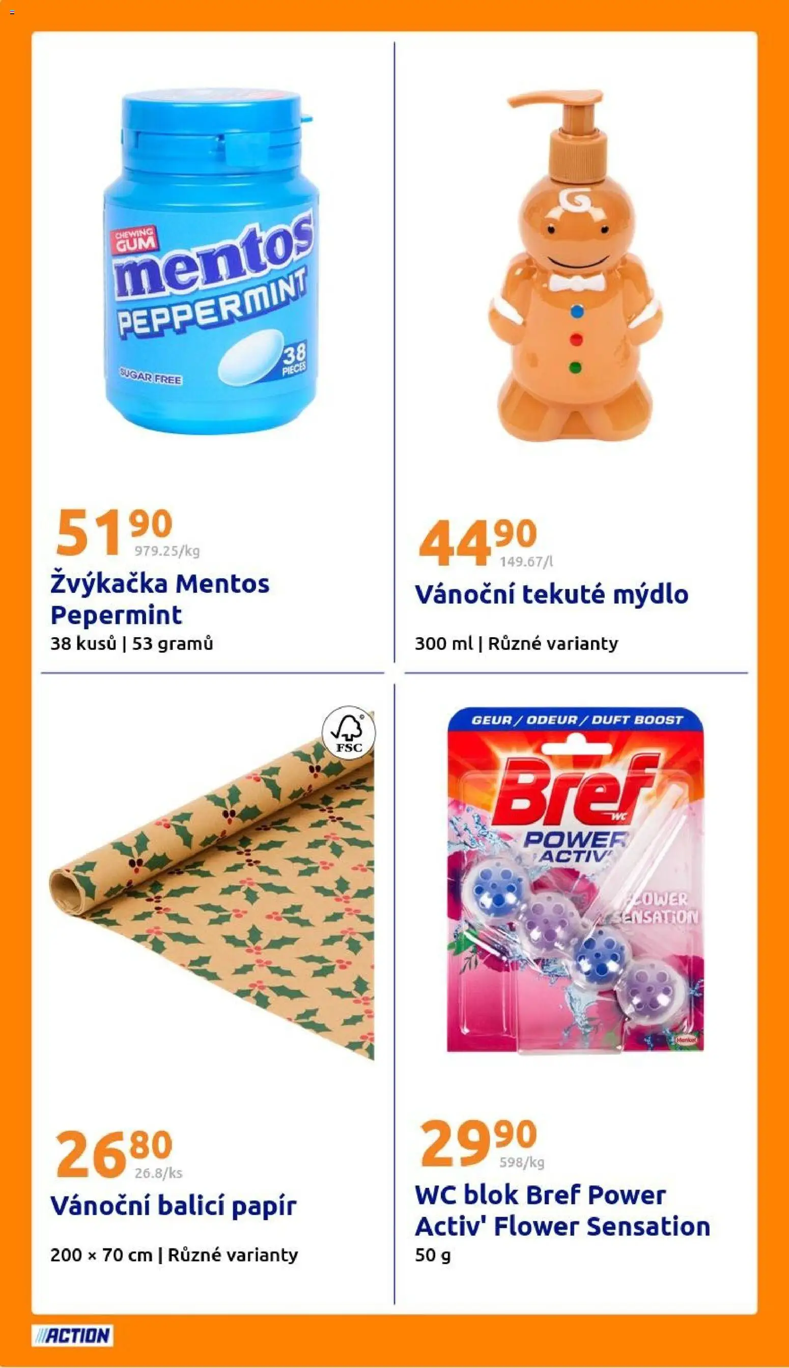 Action leták od 12.11.2025 | Strana: 26 | Produkty: Mýdlo, Wc blok, Wc, WC blok Bref