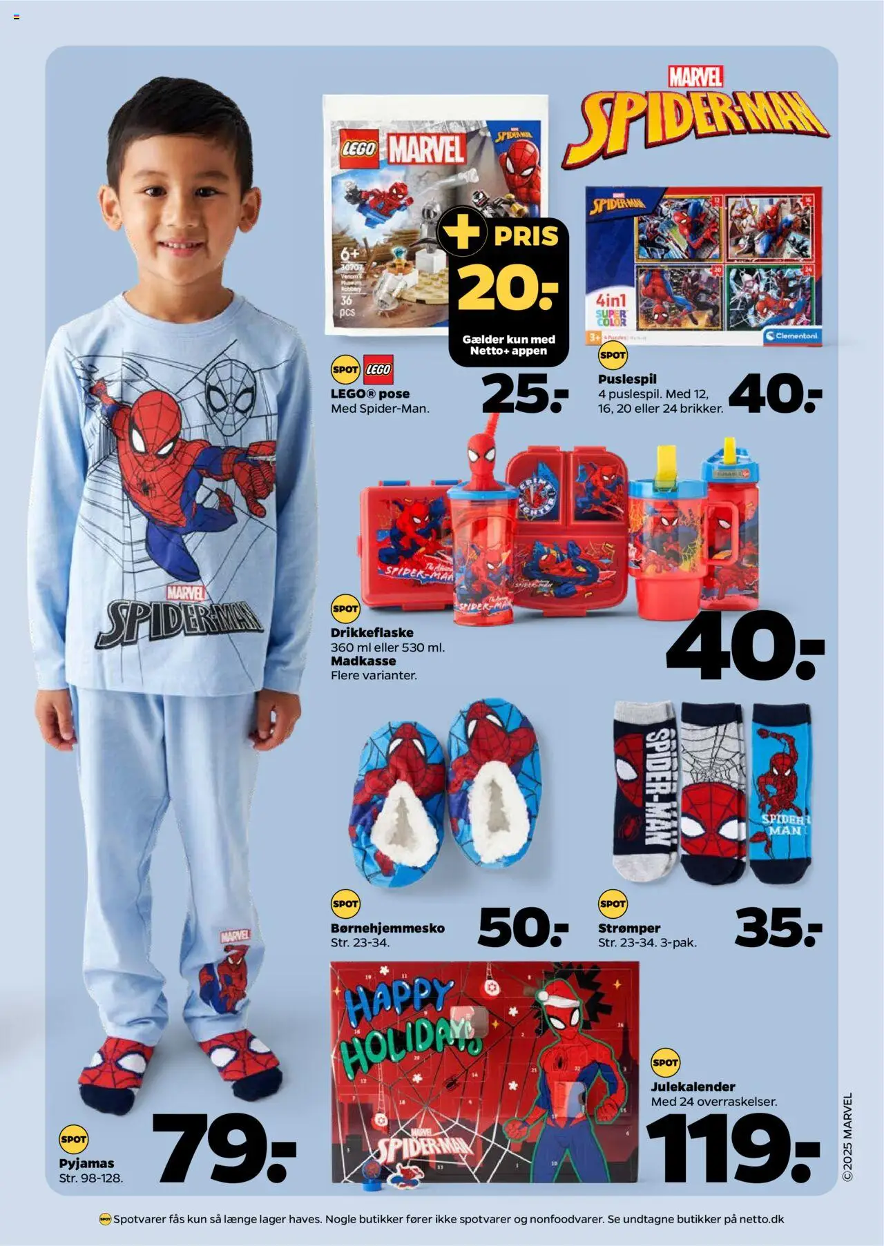 Netto tilbudsavis – gyldig fra 11.10.2025 | Side: 31 | Produkter: Pyjamas, Strømper