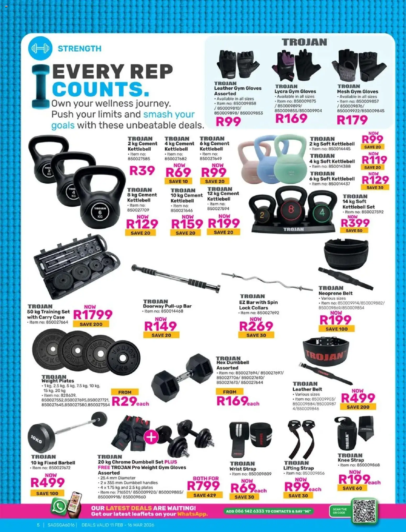 Game - Catalogue Back To Wellness valid from 11.02.2026 | Page: 5 | Products: Case, Weight, Gloves, Belt