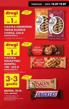 Biedronka gazetka od 14.07.2025 | Strona: 11 | Produkty: Kremówki dekorowane, Czekolada, Ciastka, Kruszynki