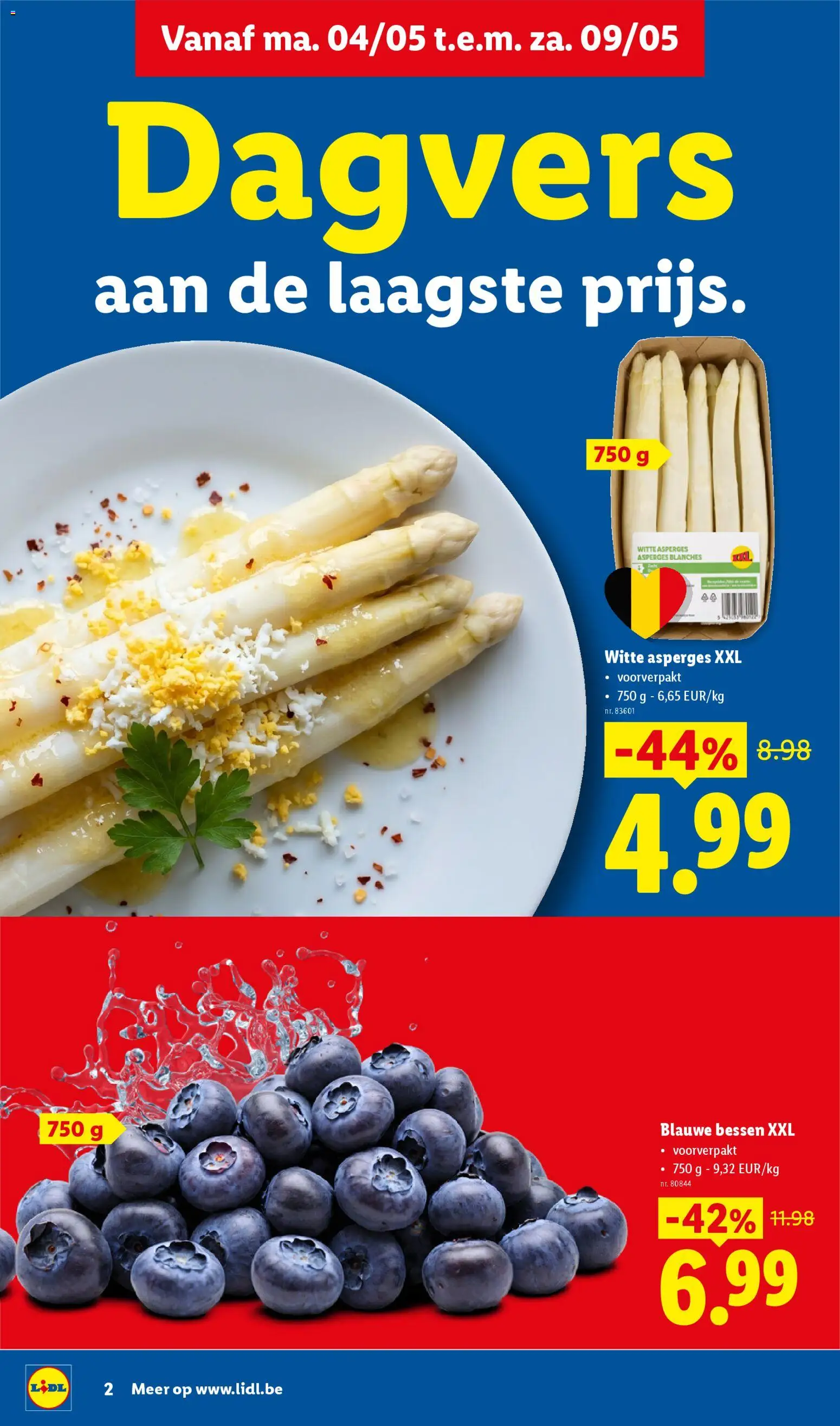 {H1} | Pagina: 2 | Producten: Asperges
