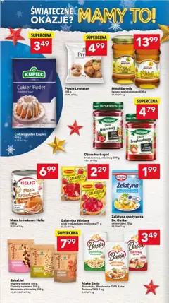 Pogląd oferty "Lewiatan gazetka - Ostrów Wielkopolski" - ważna od 04.12.2025 | Strona: 8 | Produkty: Miód, Mąka basia, Żurawina, Kajmak