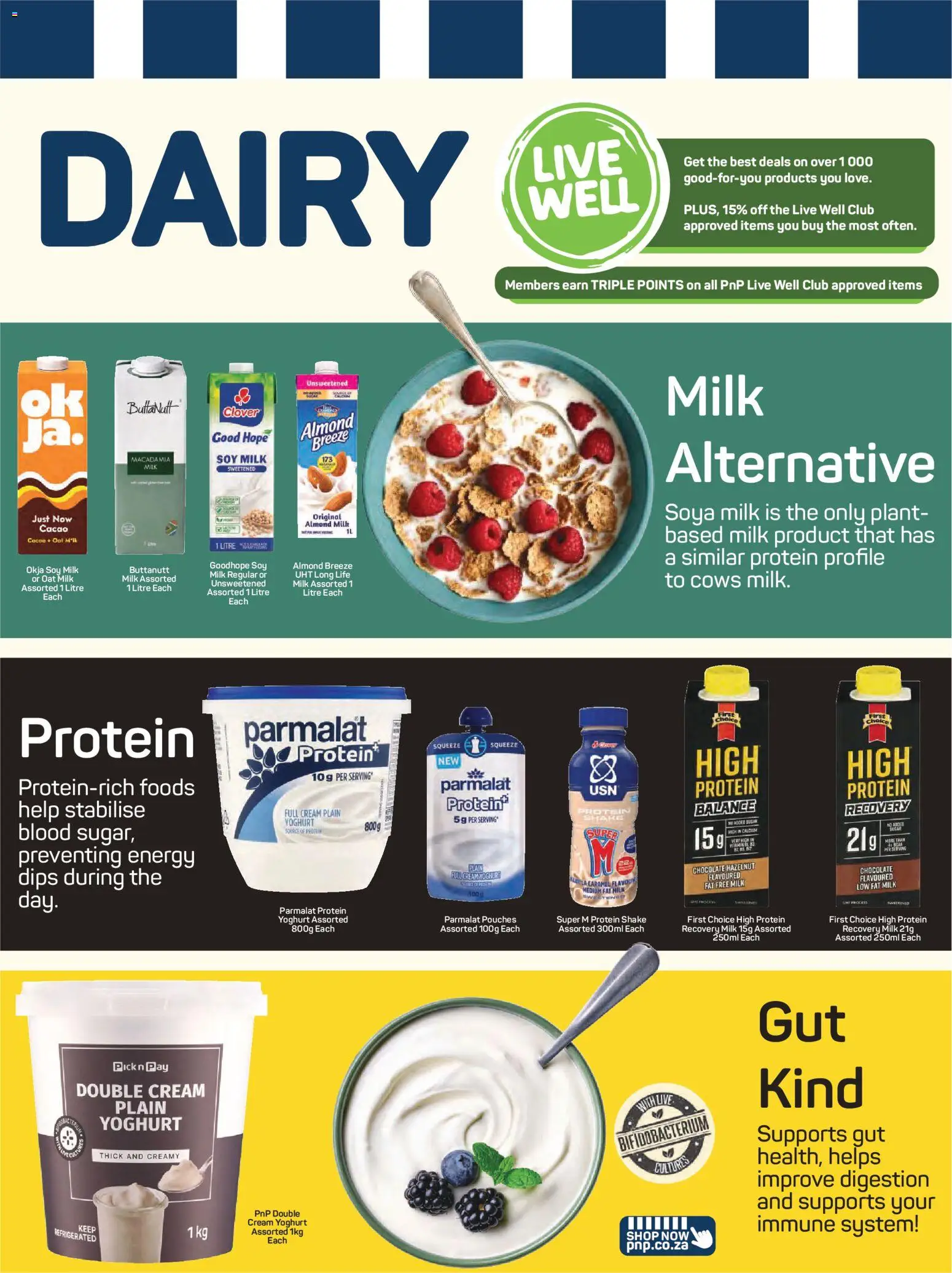New Pick n Pay catalogue – valid from 20.04.2026 | Page: 6 | Products: Detergente líquido, Chocolate, Cream, Sugar