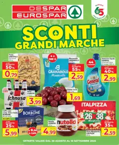 Anteprima del volantino Eurospar Sardegna catalogo valido a partire dal 28.08.2025