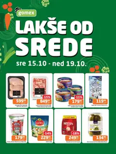 Gomex lakše od srede - pregled Gomex kataloga - važi od 15.10.2025