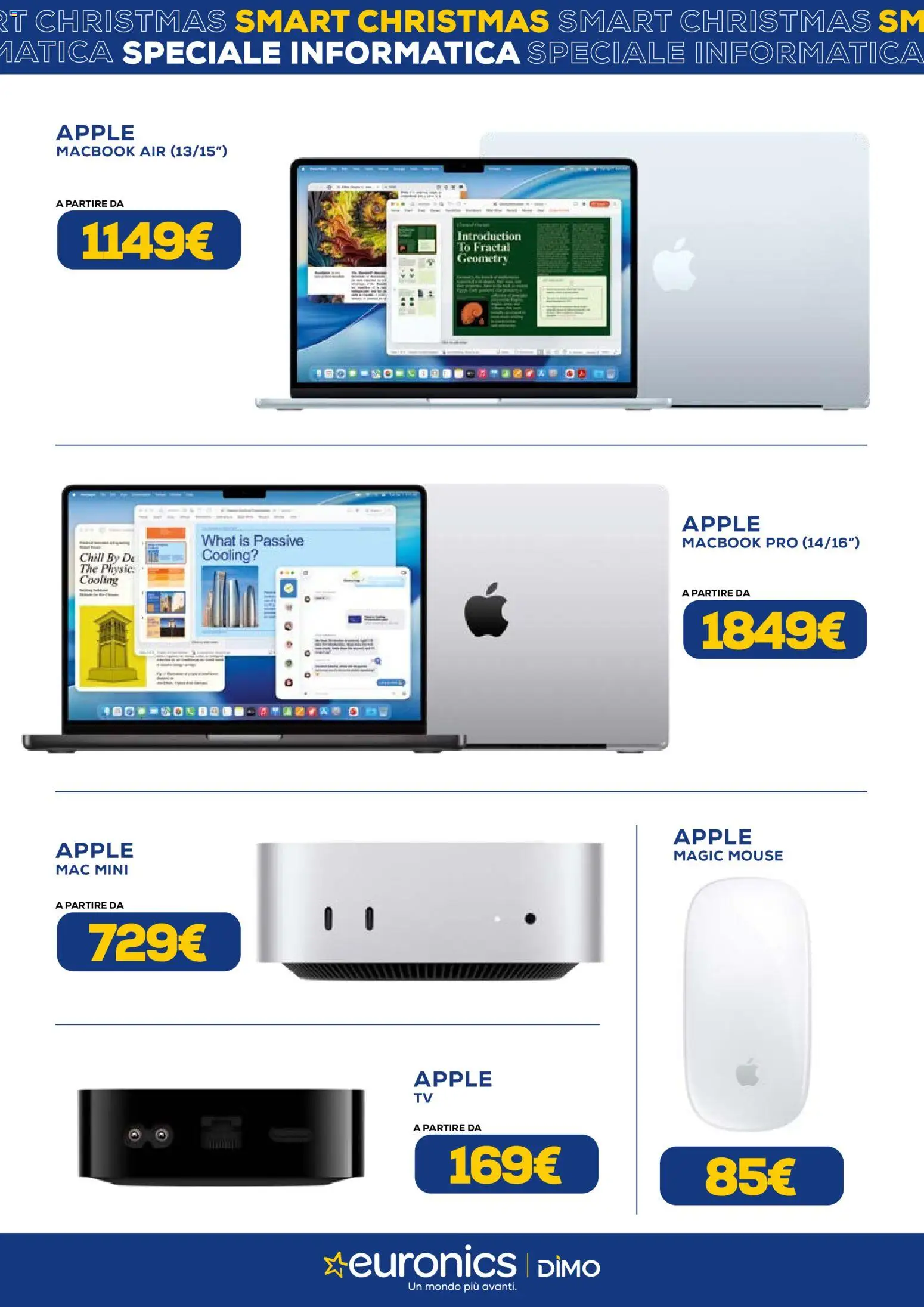 Volantino Euronics del 02.12.2025 | Pagina: 2 | Prodotti: Macbook air, The, Mouse, Macbook