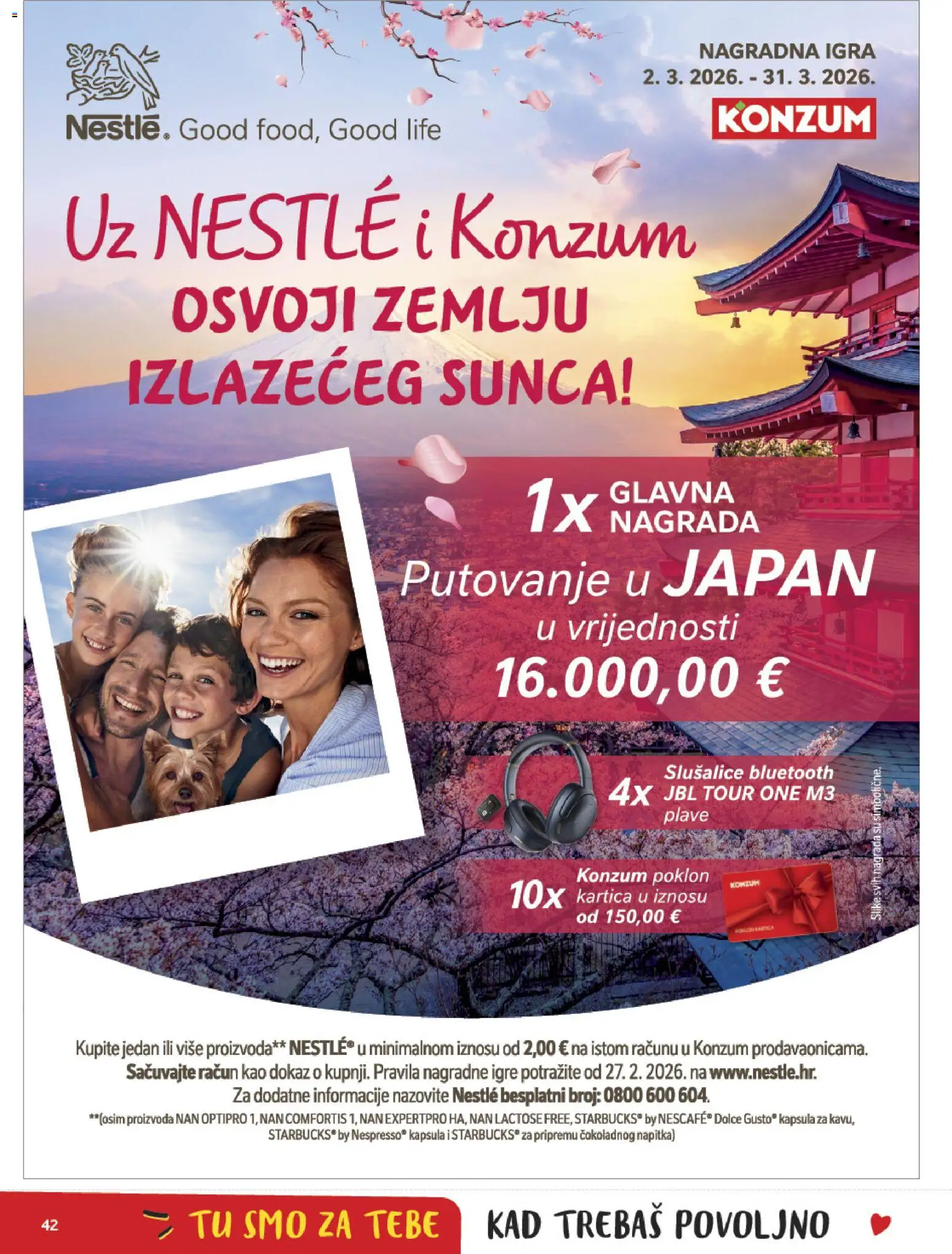 Konzum katalog | vrijedi od 04.03.2026 | Stranica: 42 | Proizvodi: Nescafe, Slušalice, Igra