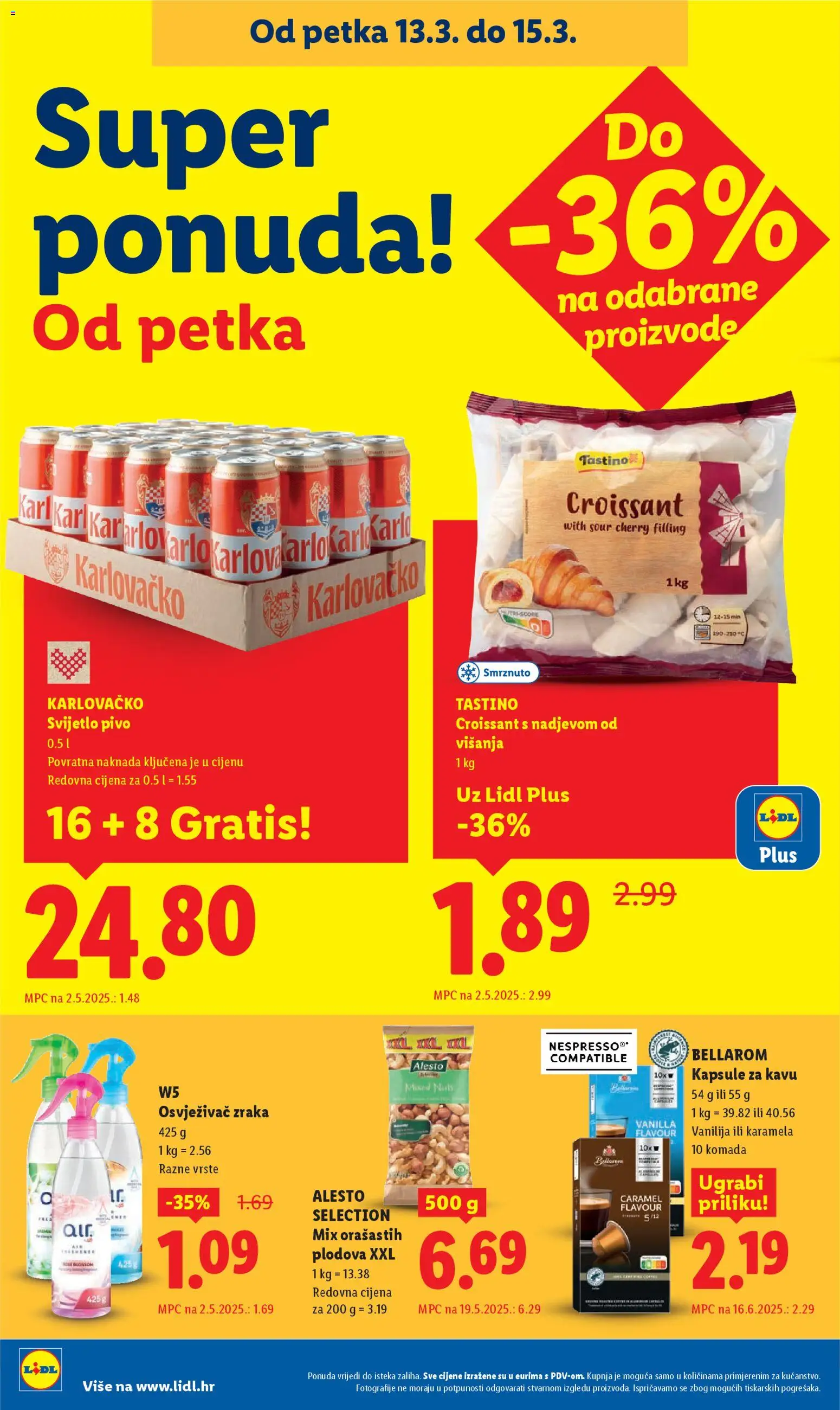 Lidl katalog | vrijedi od 09.03.2026 | Stranica: 64 | Proizvodi: Karlovačko, Pivo, Kapsule za kavu, Karamela