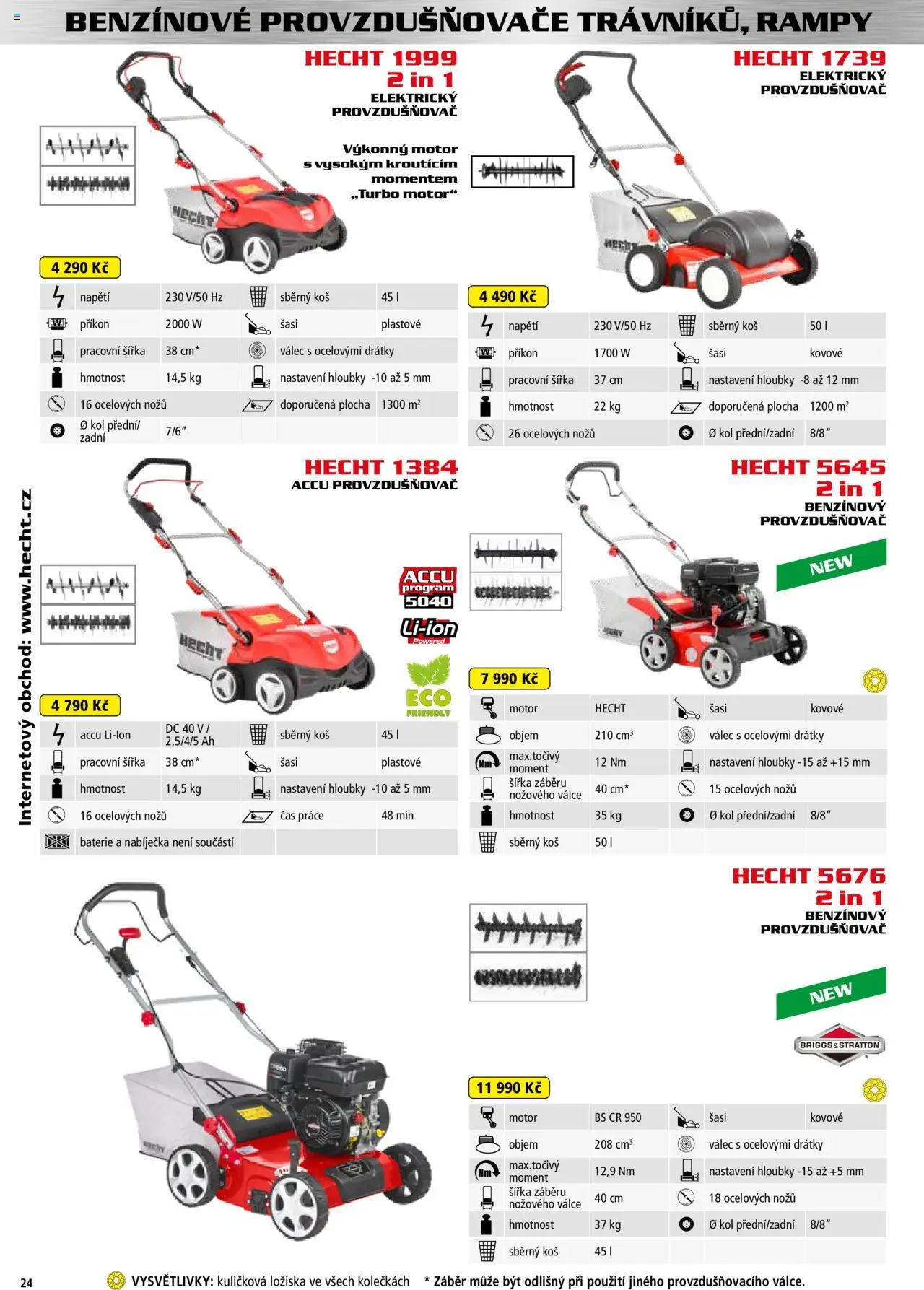 Hecht katalog - Jaro-léto 2025 od 22.04.2025 | Strana: 24 | Produkty: Hecht, Baterie, Koš
