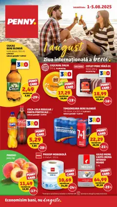 Catalog PENNY – previzualizare al pliantului de la PENNY valabil de la 01.08.2025