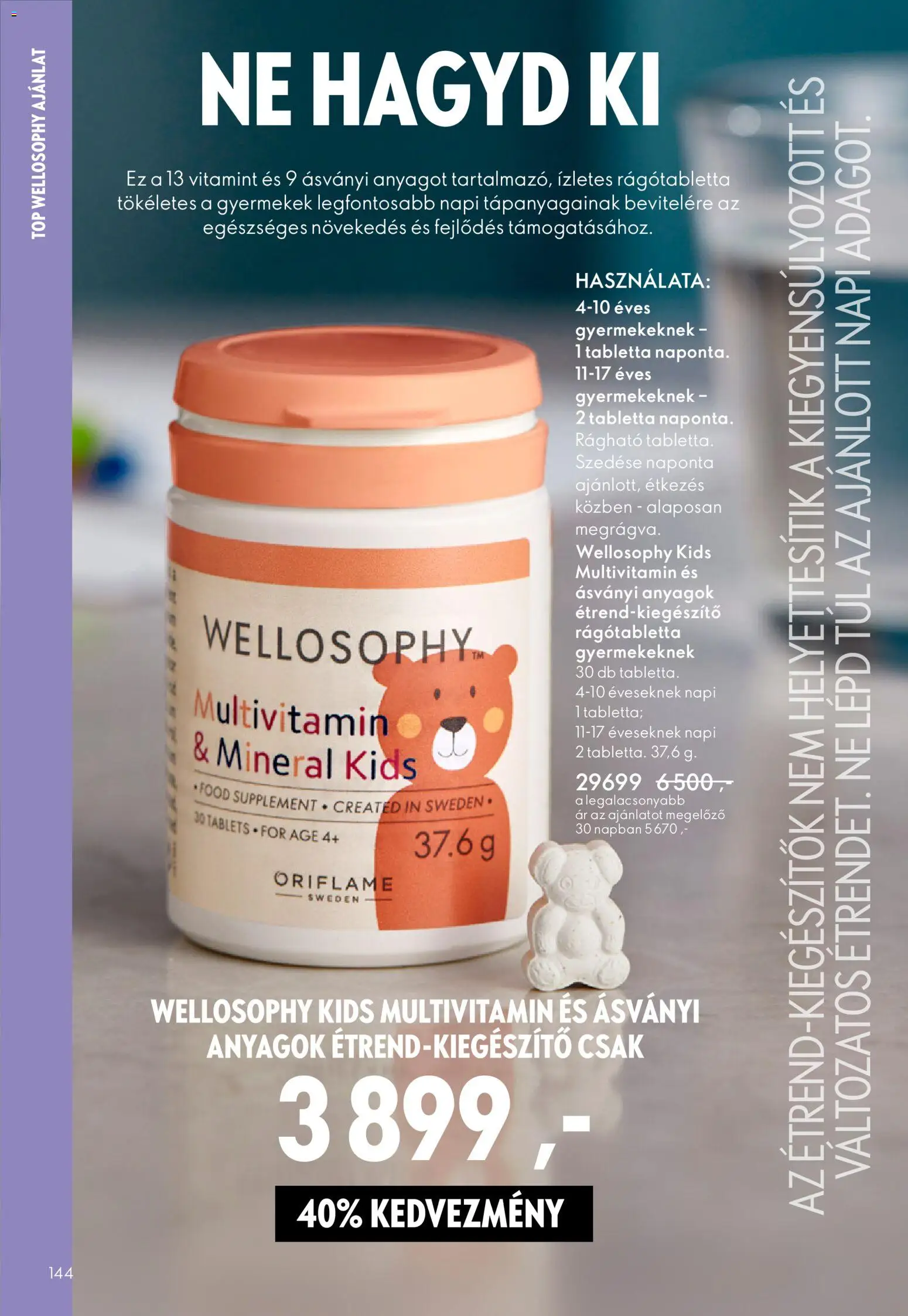 Oriflame akciós ujság - amely érvényes a következő dátumtól: 11.02.2026 | Oldal: 144 | Termékek: Multivitamin