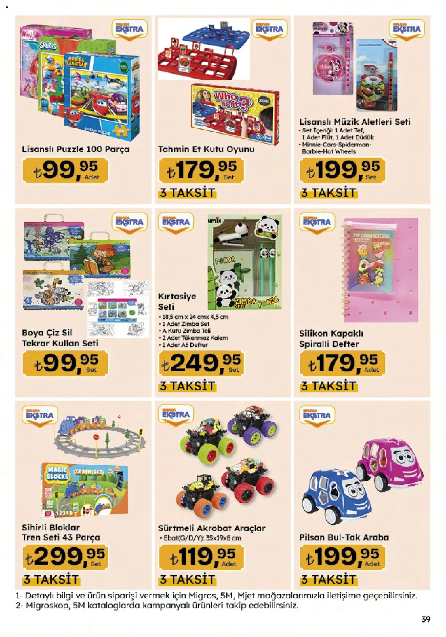 Migros Katalog - 5M Migroskop Dijital - 05.02.2026 tarihinden itibaren geçerlidir | Sayfa: 140 | Ürünler: Kutu, Zımba teli, Tükenmez kalem