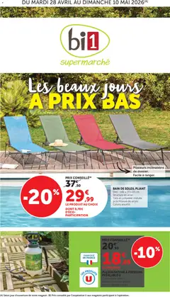 bi1 - Prévisualisation de bi1 les beaux jours a prix bas valide à partir de 28.04.2026