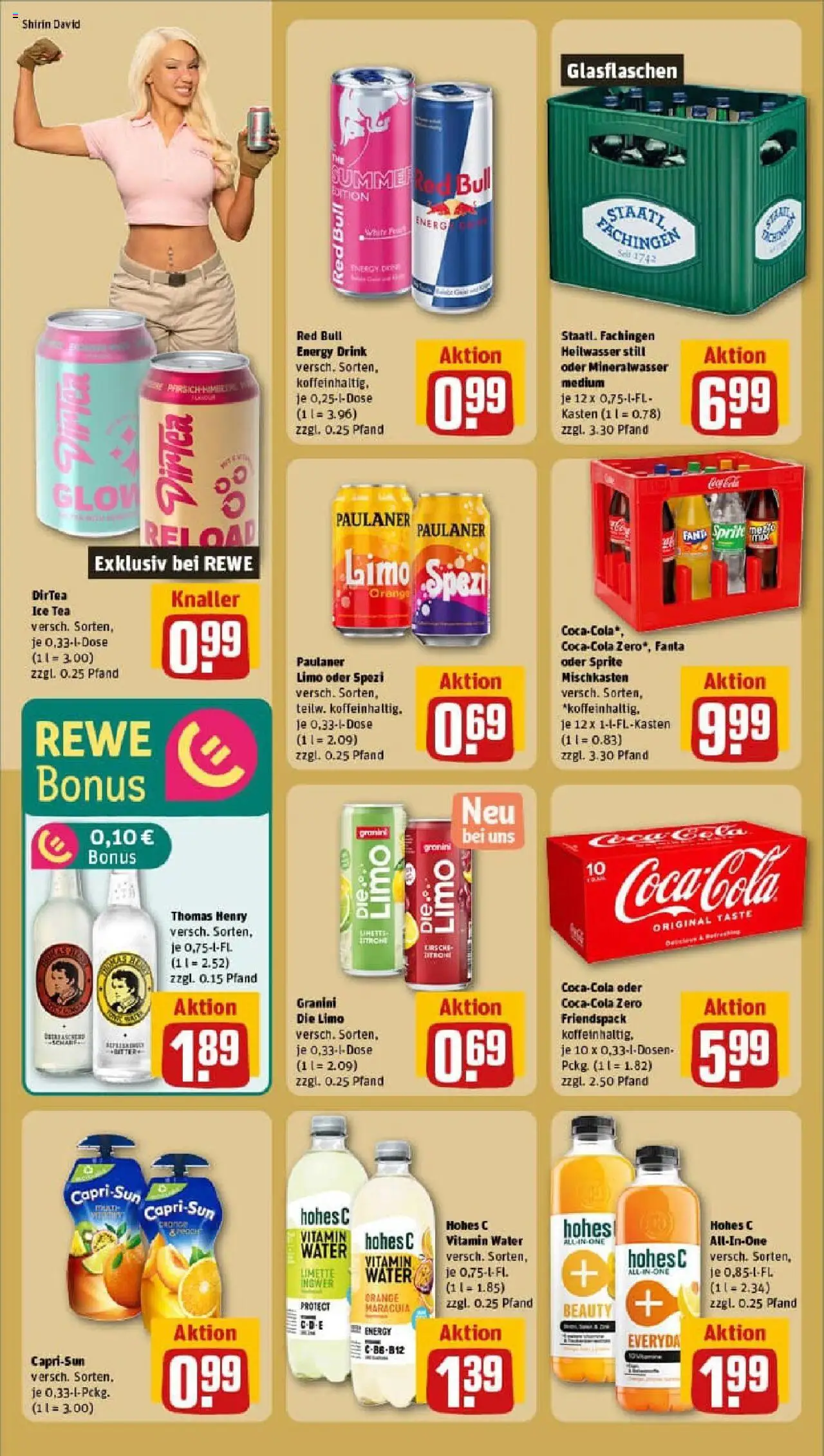 Rewe prospekt Hückelhoven / Hilfarth	 - gültig ab dem 13.07.2025 | Seite: 20 | Produkte: Red bull, Sprite, Mineralwasser, Limette