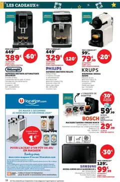 Hyper U - Prévisualisation de Hyper U - Noël à prix bas valide à partir de 02.12.2025 | Page: 38 | Produits: Tassimo, Broyeur, Café en grain, Bière