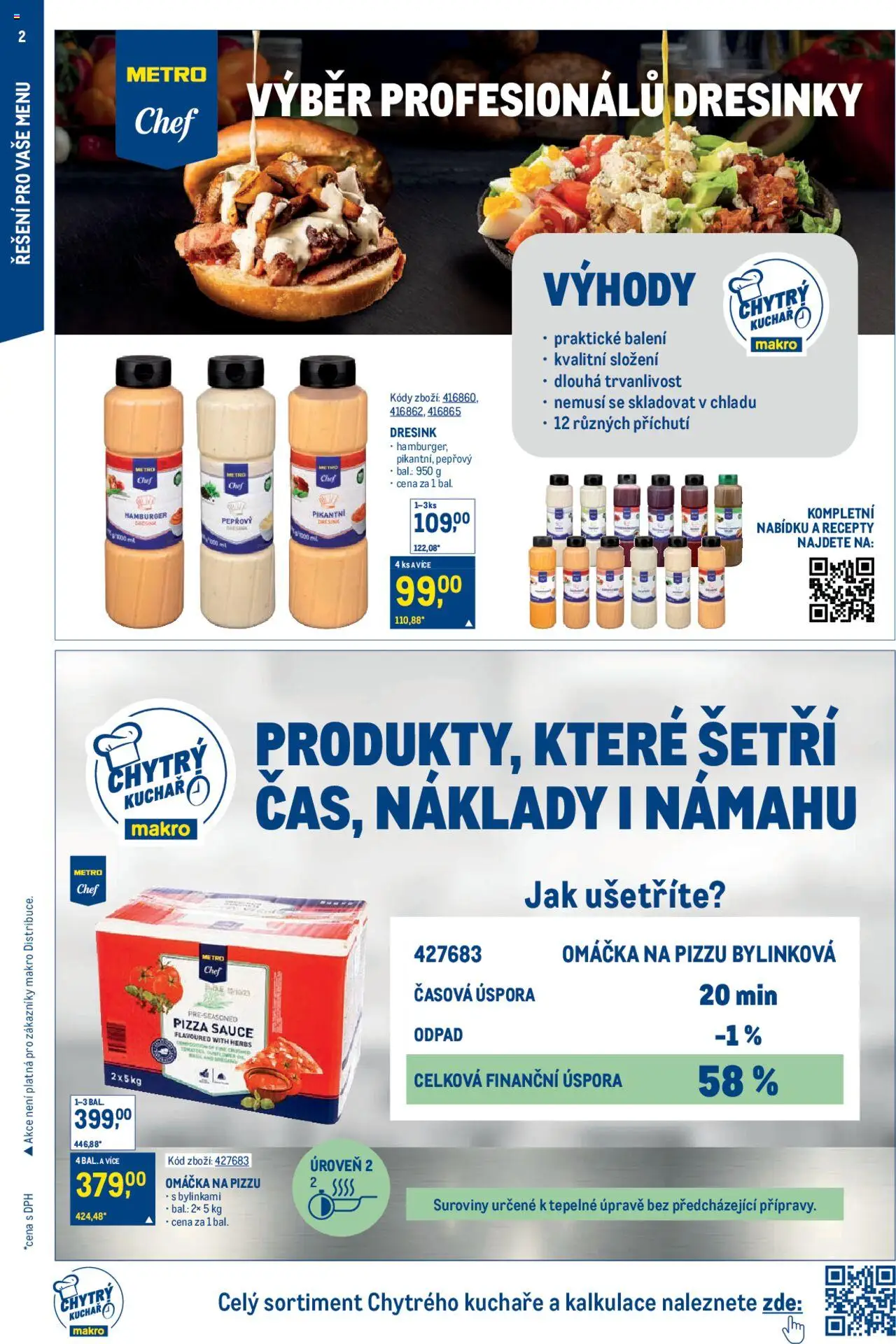 Makro leták - Gastronomie od 18.06.2025 | Strana: 2 | Produkty: Hamburger, Pizza