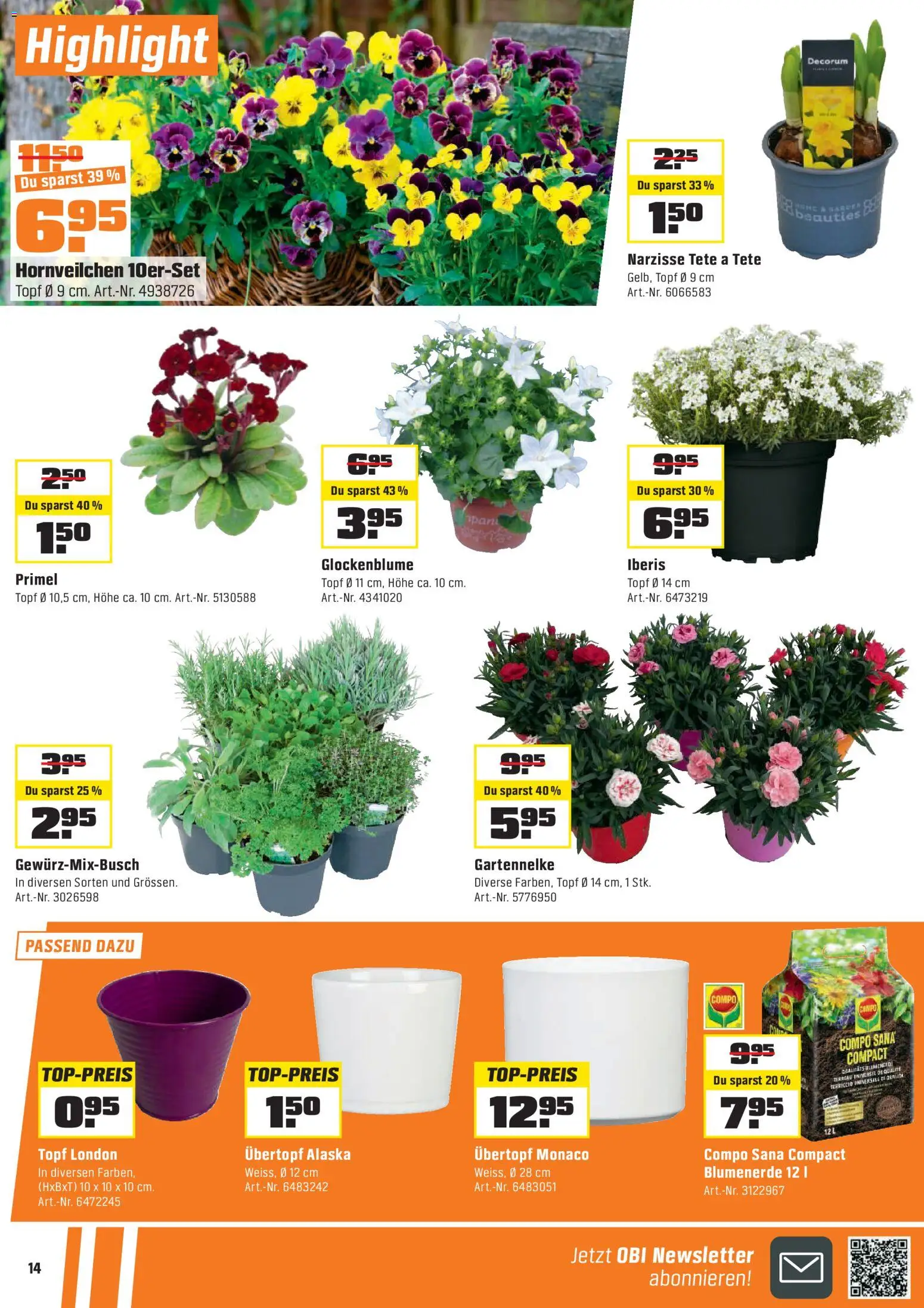 OBI - BIBERSTARKE Angebote bei OBI. – gültig ab 14.02.2026 | Seite: 14