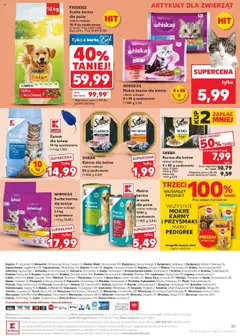 Kaufland gazetka od 31.07.2025 | Strona: 51 | Produkty: Karta, Pedigree, Karma dla kotów, Wołowina