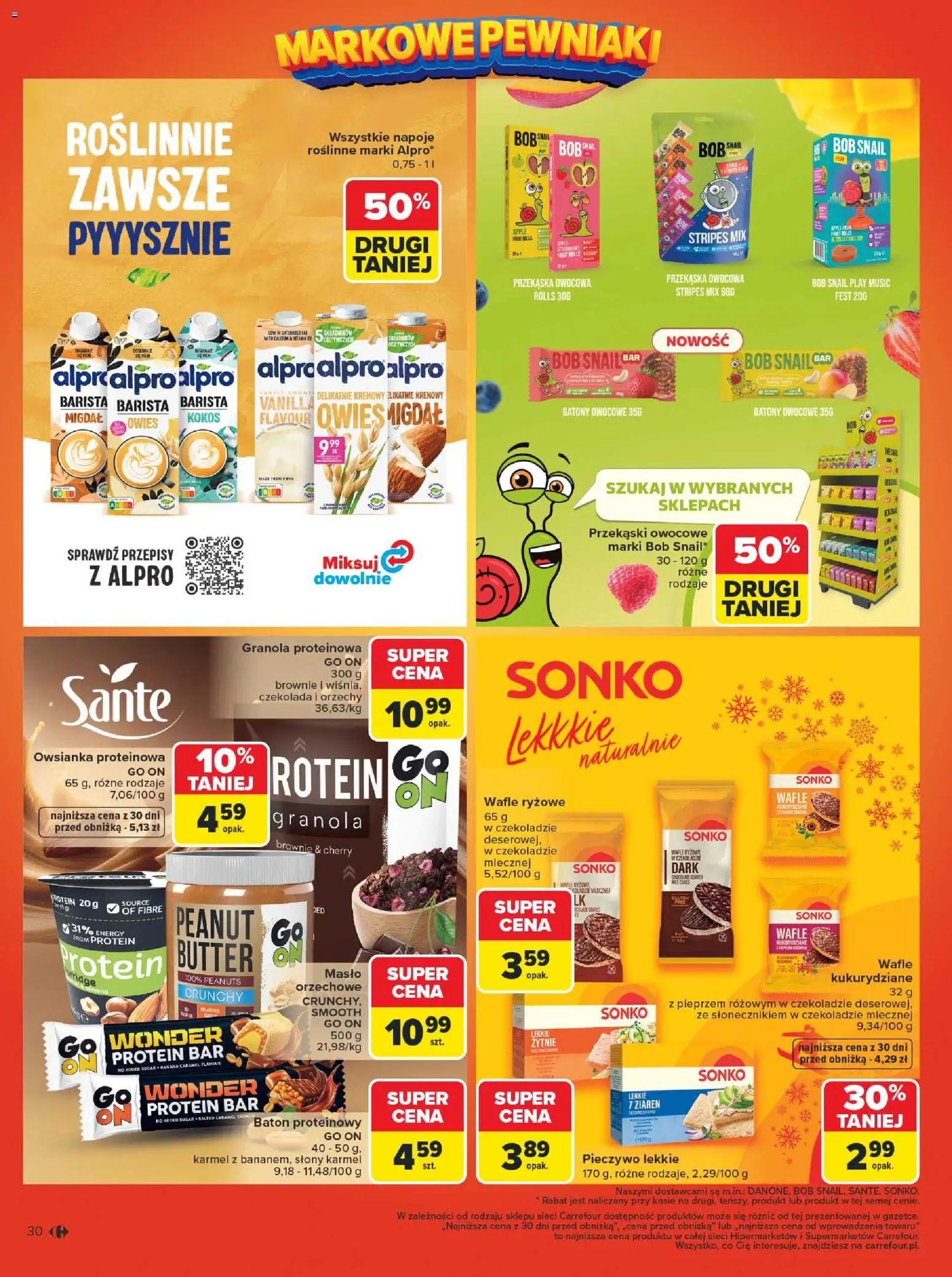 Carrefour Gazetka od 16.02.2026 | Strona: 32 | Produkty: Owsianka, Bób, Masło, Brownie