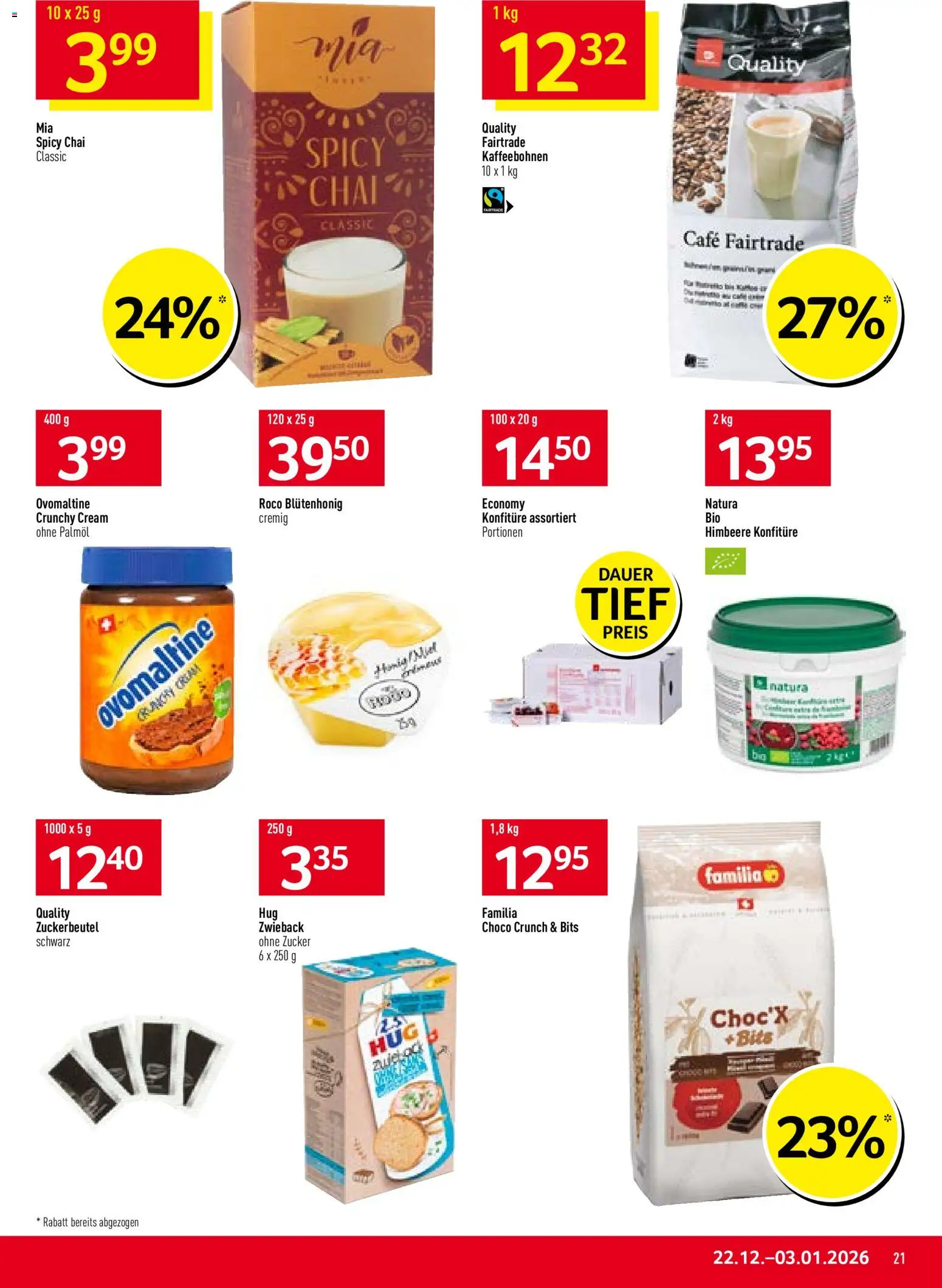 Prodega Aktionen – gültig ab 22.12.2025 | Seite: 21 | Produkte: Himbeere, Zucker