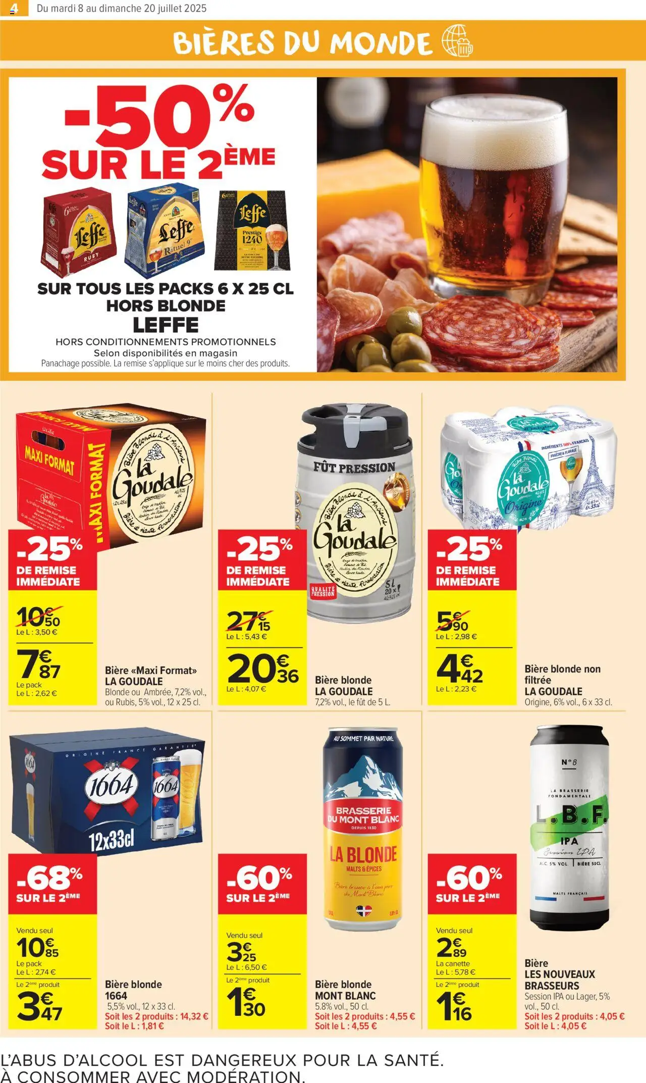  | Page: 6 | Produits: Biere blonde 1664, Biere blonde la goudale, Bière blonde, Bière