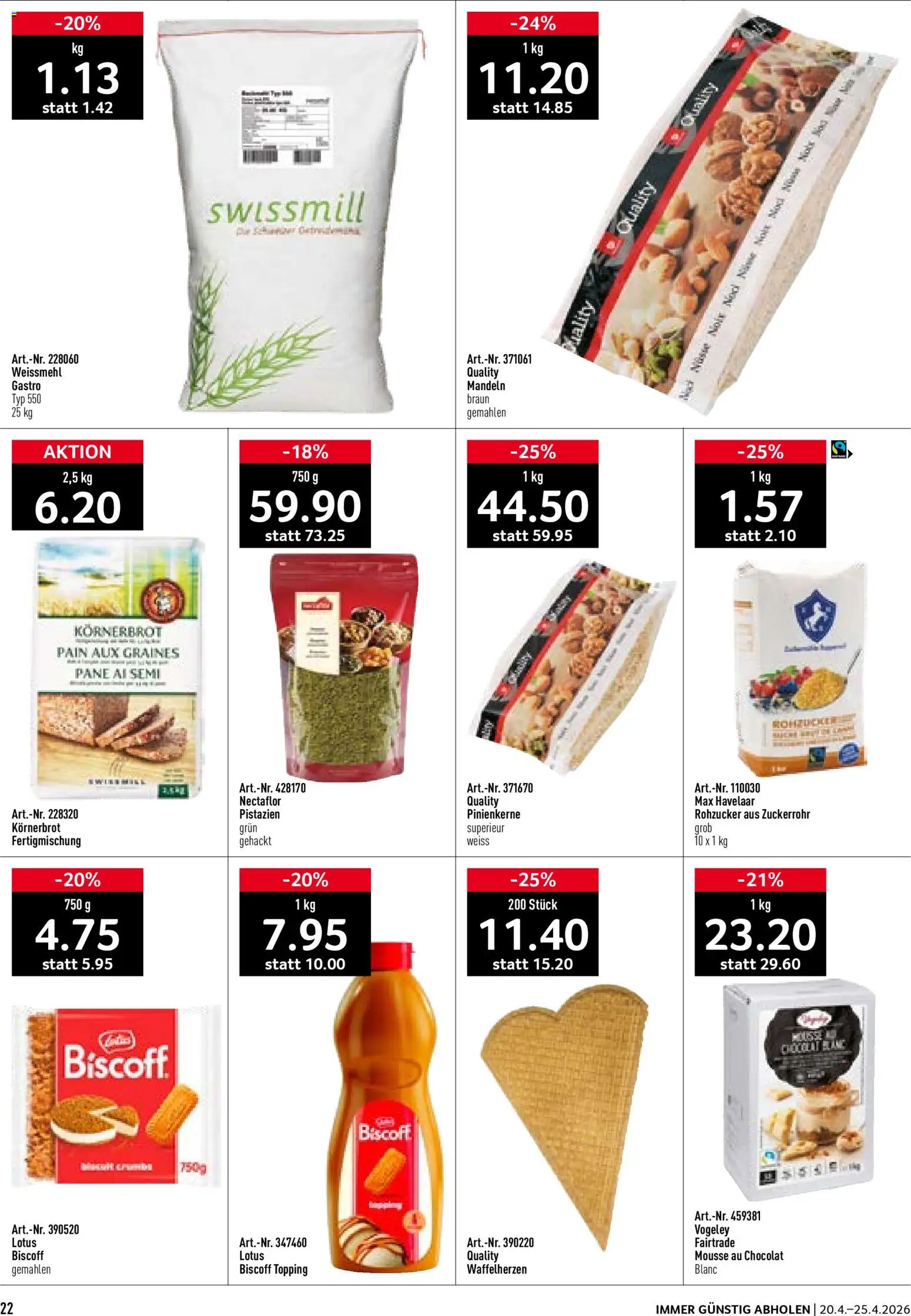 Prodega aktionen – gültig ab 20.04.2026 | Seite: 22 | Produkte: Pane