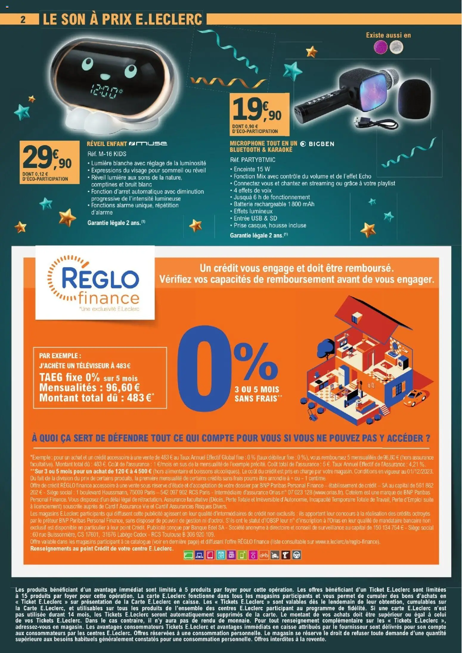 {H1} | Page: 2 | Produits: Réveil, Microphone, USB, Televiseur