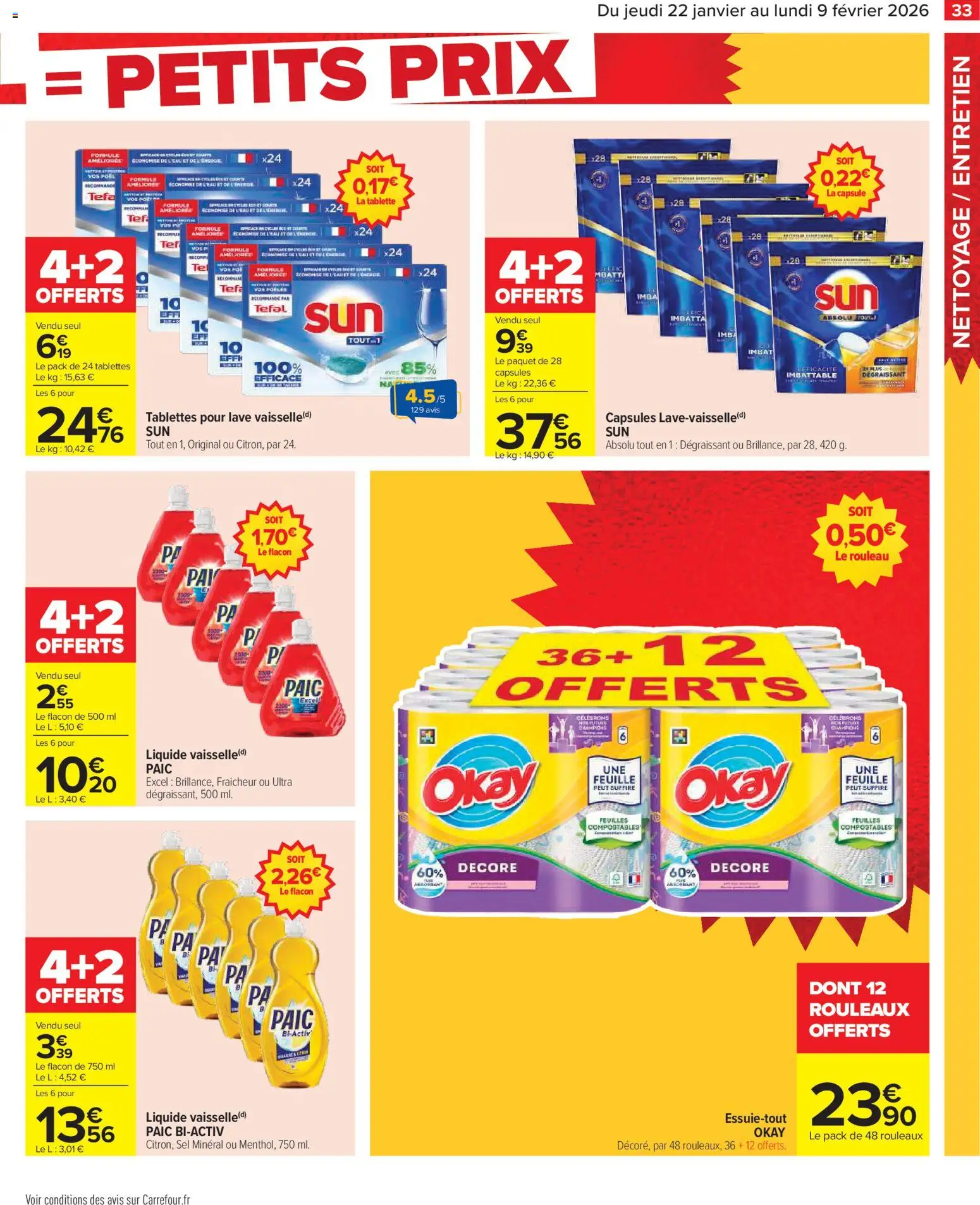 {H1} | Page: 35 | Produits: Tablette, Rouleau, Sel, Tefal