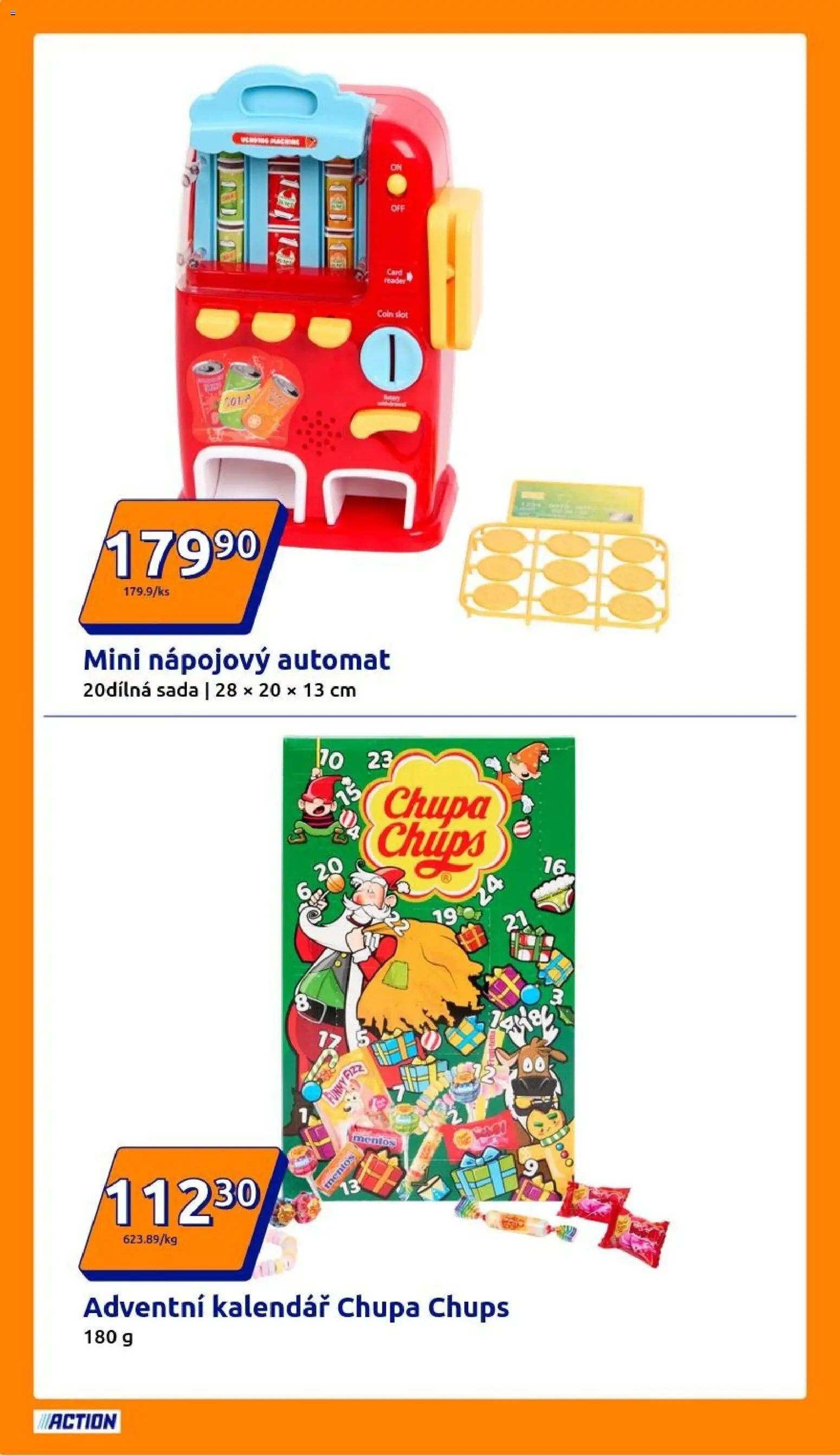 Action leták od 19.11.2025 | Strana: 18 | Produkty: Adventní kalendář, Kalendář