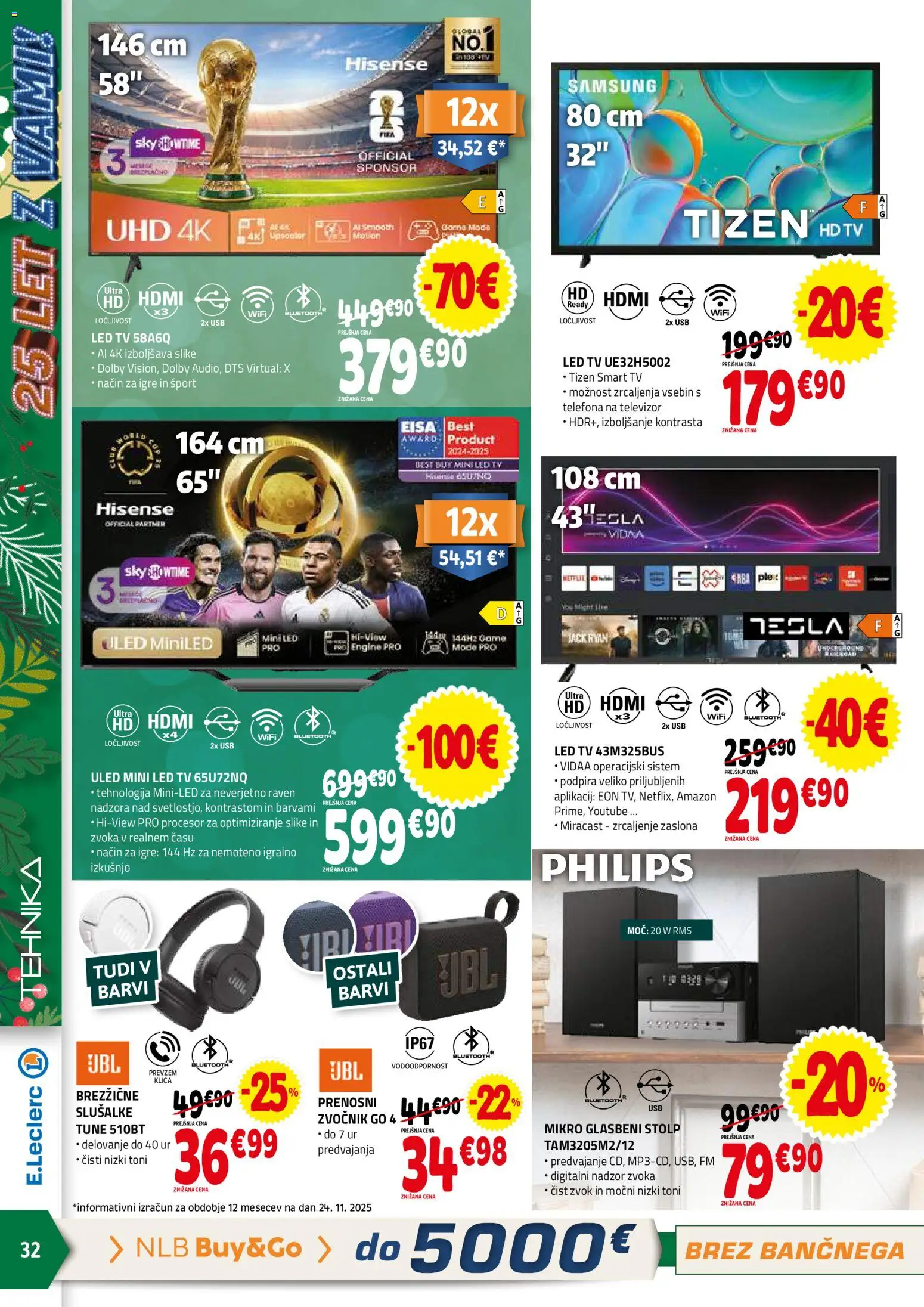 Novi E.leclerc katalog ponudbe – veljaven od 03.12.2025 | Stran: 32