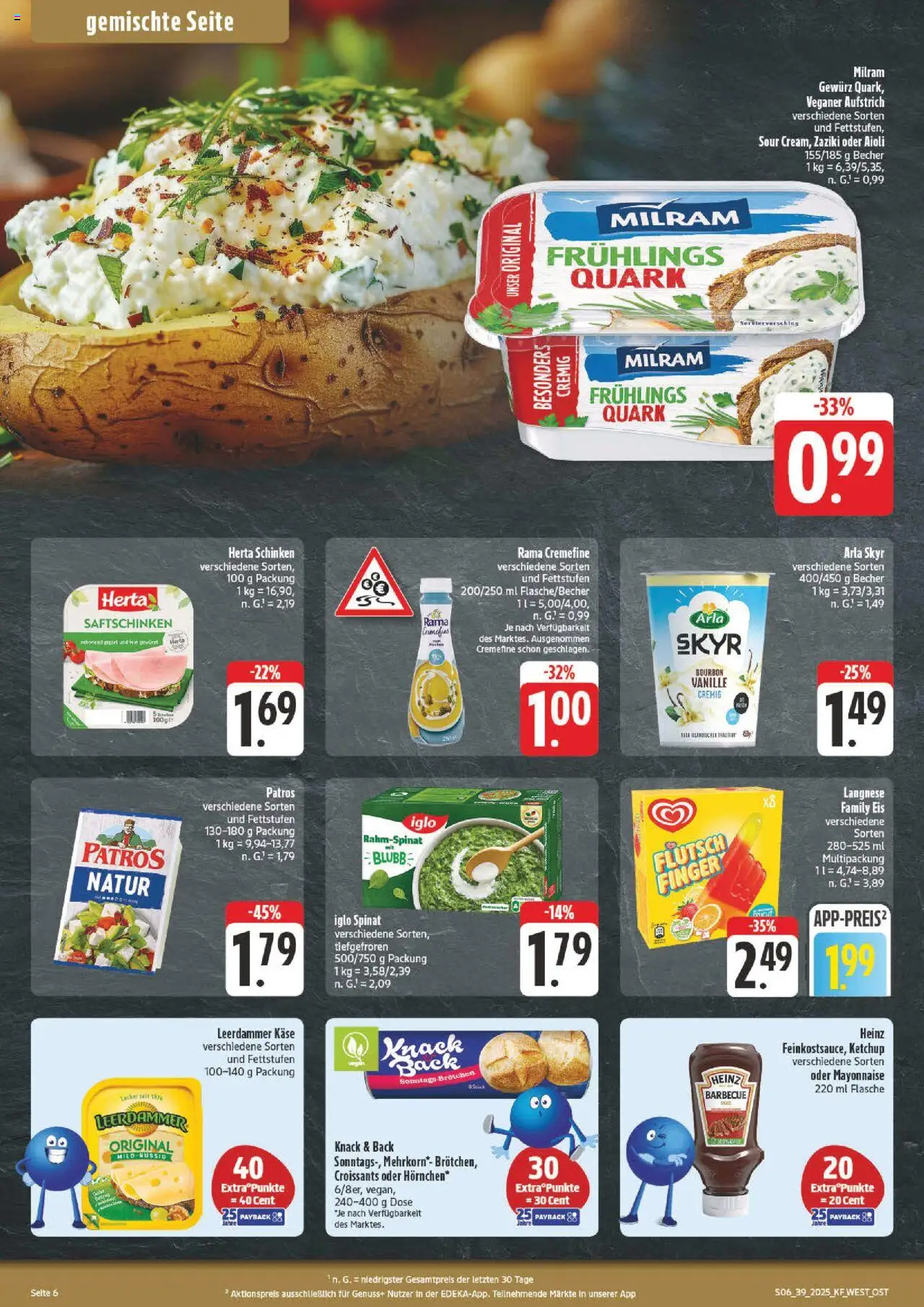 nah & gut Prospekt 	 – gültig ab 22.09.2025 | Seite: 6 | Produkte: Käse, Iglo, Mayonnaise, Ketchup