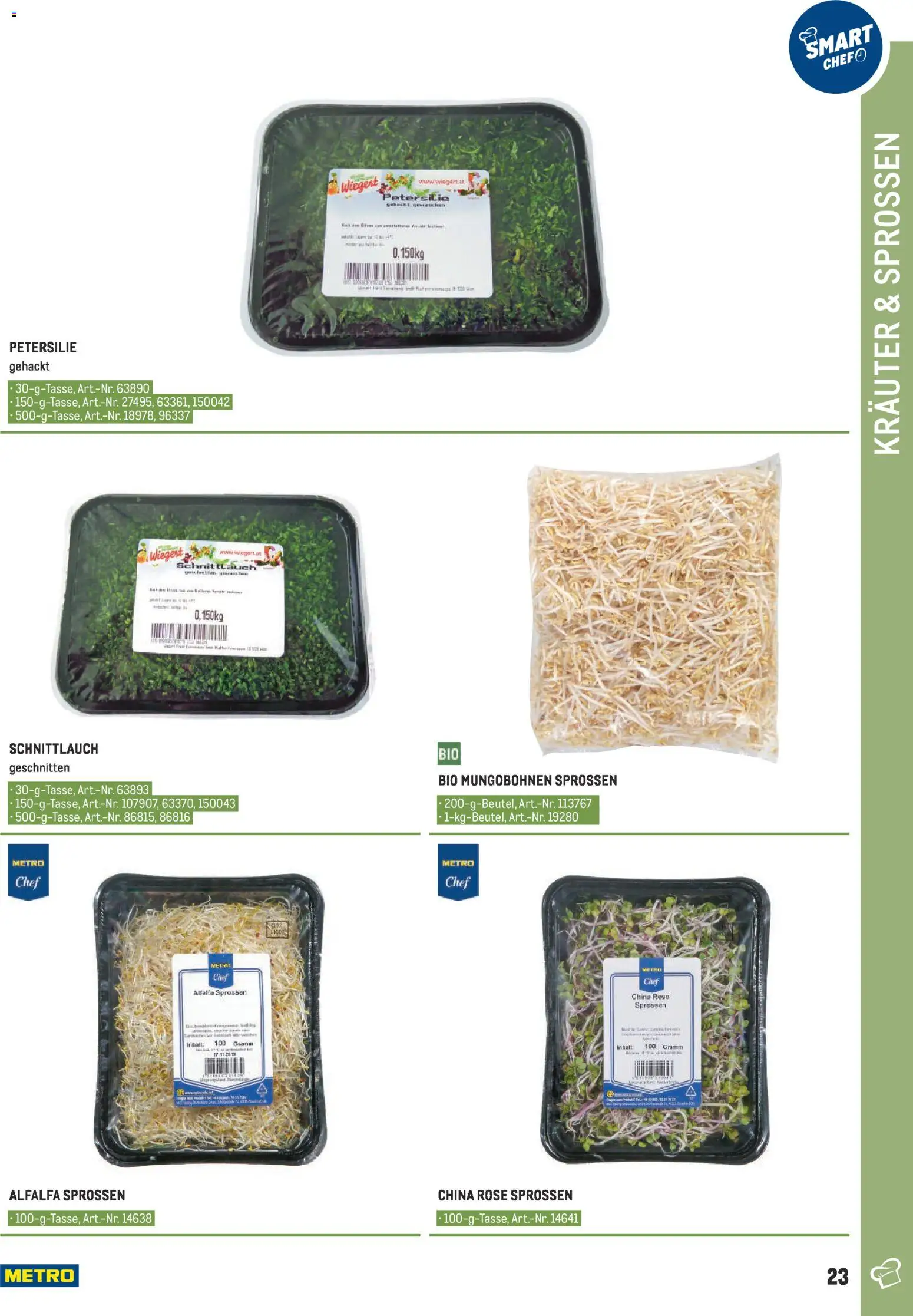 Metro angebote - Smart Chef Obst & Gemüse gültig ab 26.03.2026 | Seite: 23 | Produkte: Petersilie