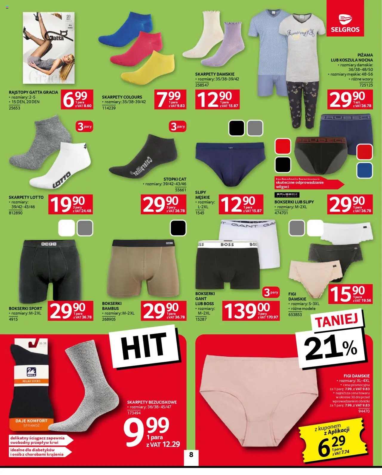 Selgros cash&carry Gazetka - Oferta przemysłowa od 22.05.2025 | Strona: 10 | Produkty: Koszula, Skarpety, Skarpety damskie, Rajstopy