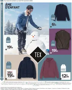 Carrefour - Prévisualisation de Carrefour catalogue les basiques, c'est nous valide à partir de 21.10.2025 | Page: 10 | Produits: Coton, Sweat à capuche, Pantalon, Blouson