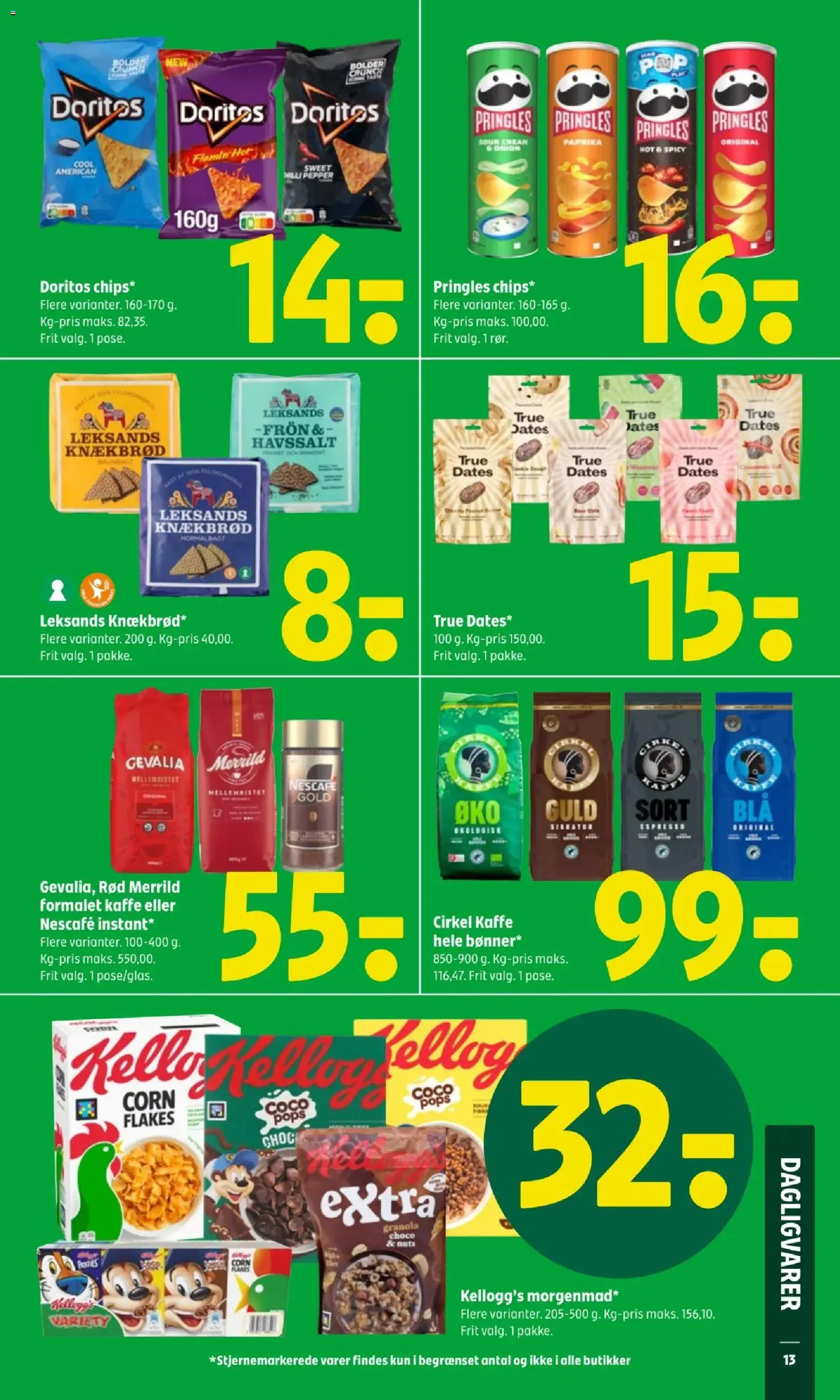 Coop 365 tilbudsavis – gyldig fra 06.11.2025 | Side: 15 | Produkter: Kaffe, Chips, Knækbrød, Paprika
