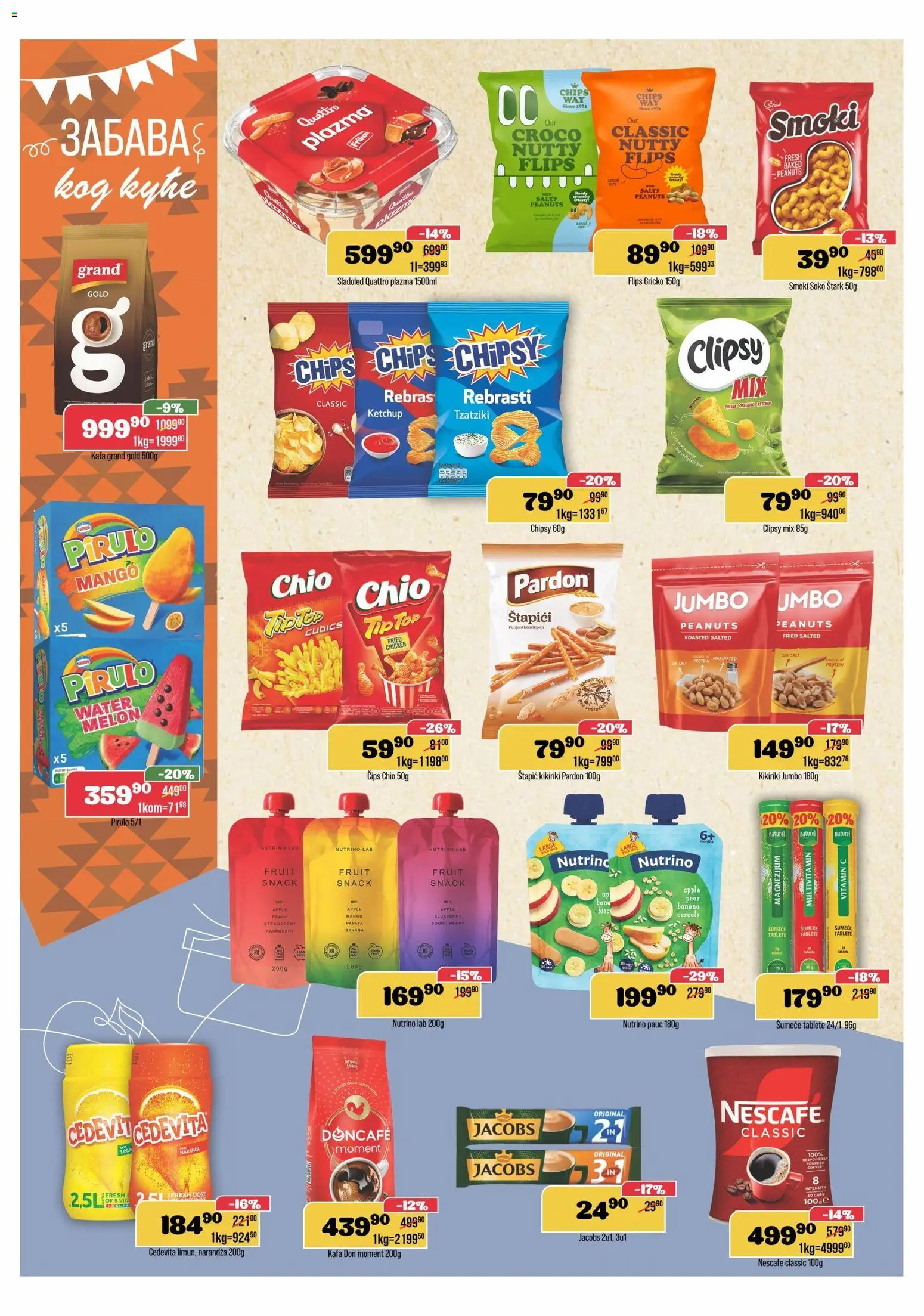 Europrom katalog - važi od 08.04.2026 | Strana: 8 | Proizvode: Protein, Mango, Doncafe, Kafa