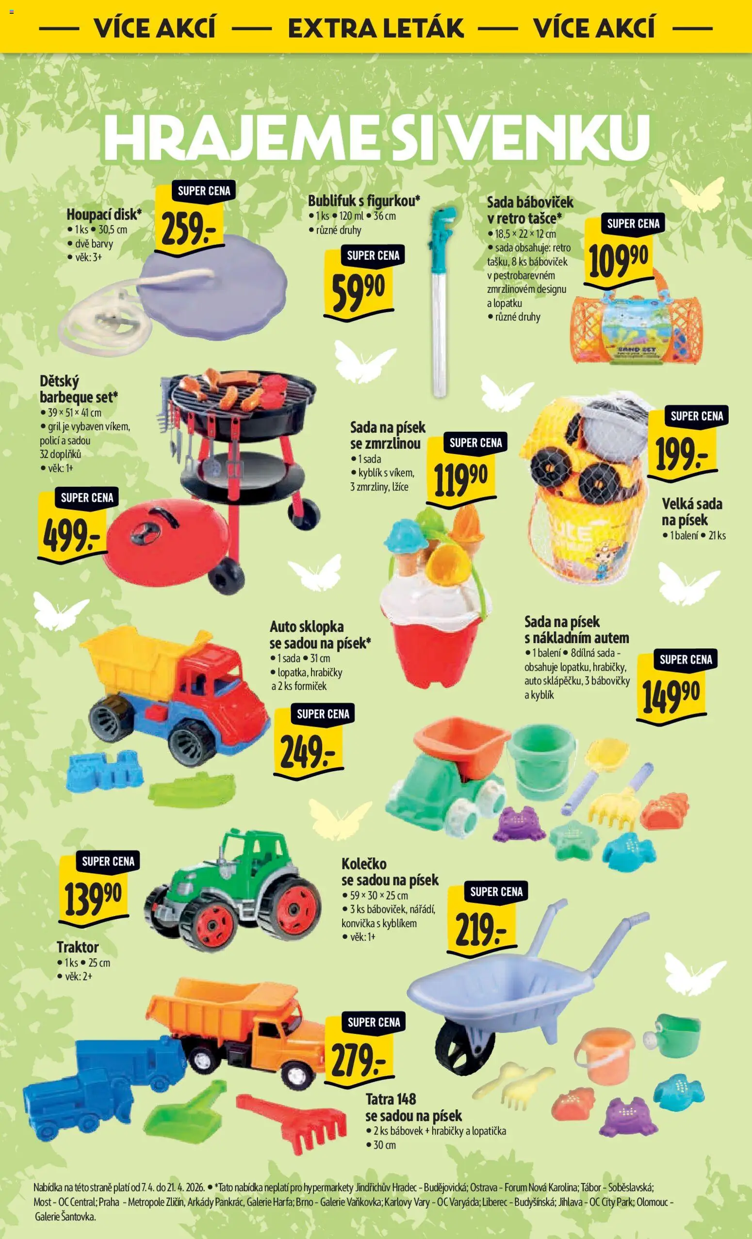 Albert leták - Hypermarket od 07.04.2026 | Strana: 47 | Produkty: Lžíce, Gril, Bublifuk, Barvy