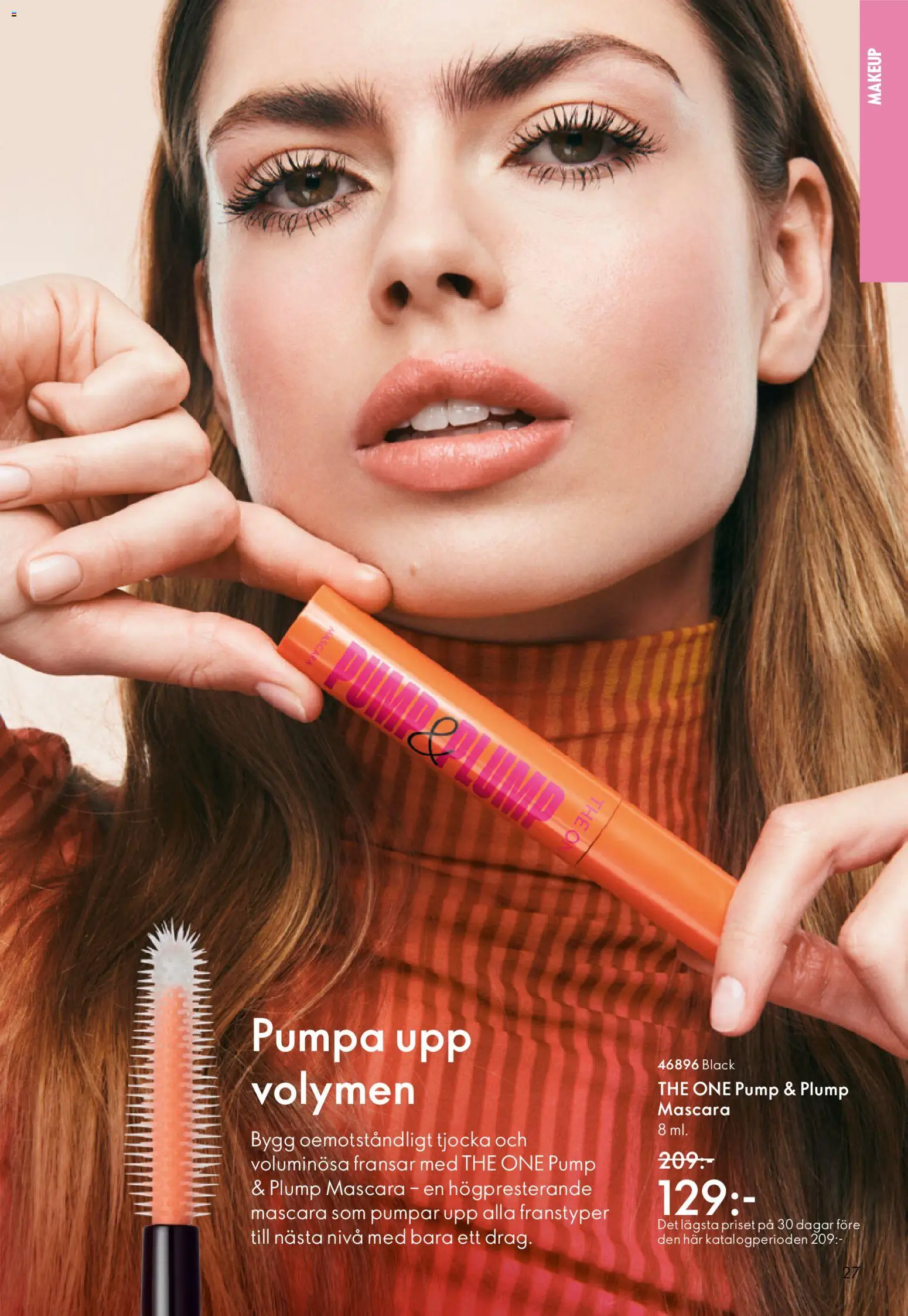 Oriflame reklamblad aktuell från 29.10.2025 | Sida: 27 | Produkter: Mascara, Pump, Pumpa