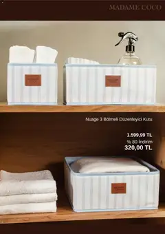 03.11.2025 tarihinden itibaren geçerli olan Madame Coco kataloğu önizlemesi | Sayfa: 9 | Ürünler: Kutu, Bölmeli düzenleyici